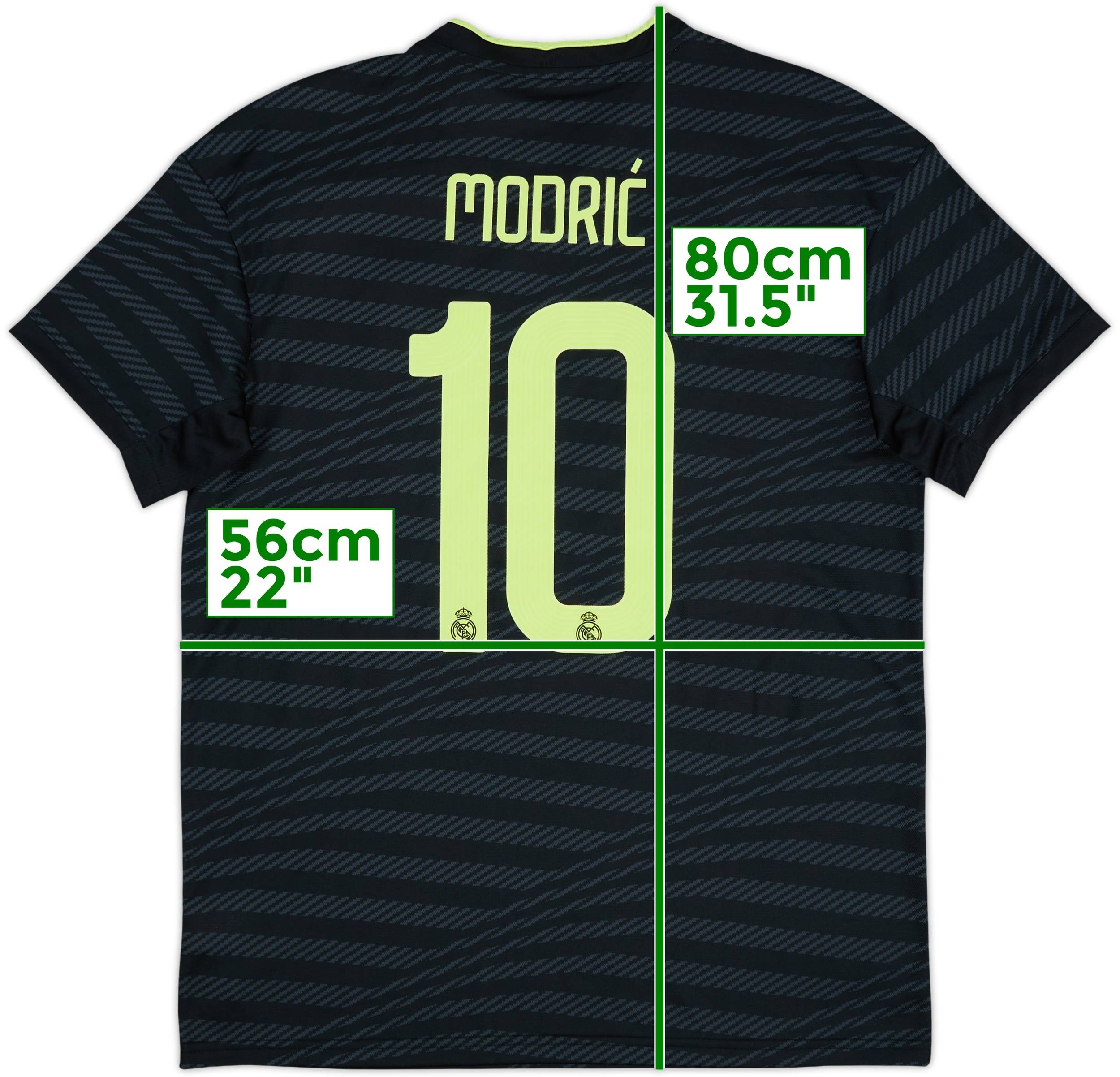 2022-23 Real Madrid Third Shirt Modric #10 (L)