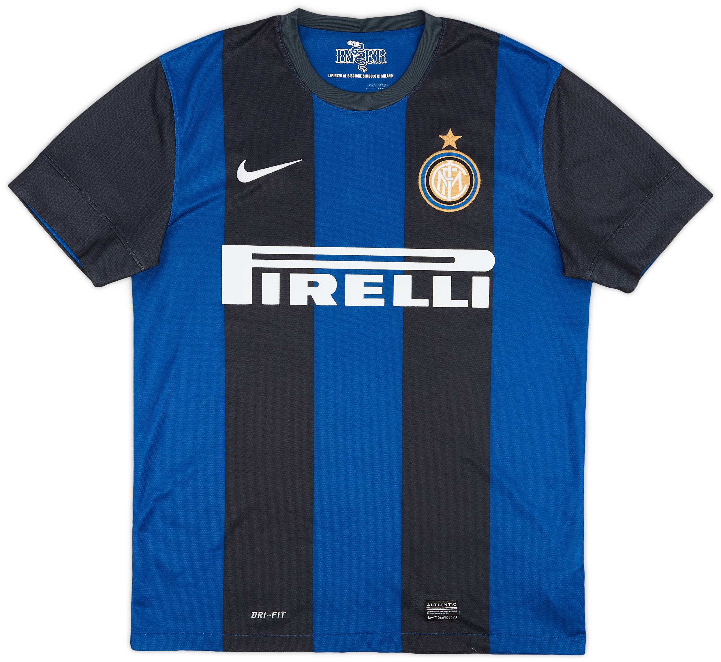 2012-13 Inter Milan Home Shirt - 8/10 - (M)