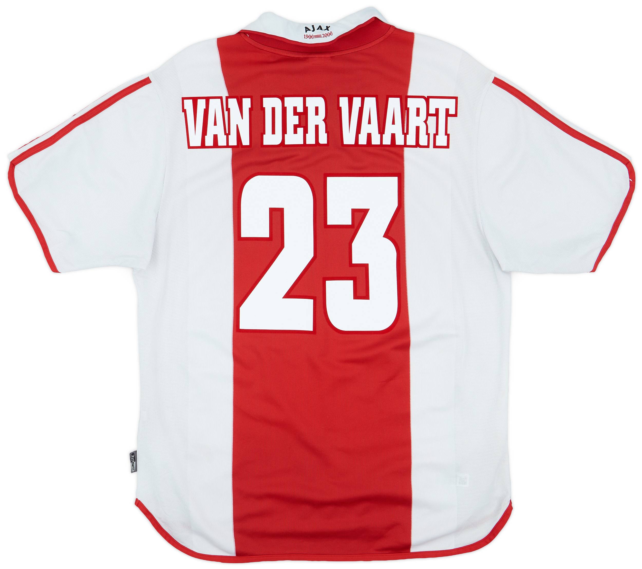 2000-01 Ajax Centenary Home Shirt Van Der Vaart #23 - 6/10 - (XL)