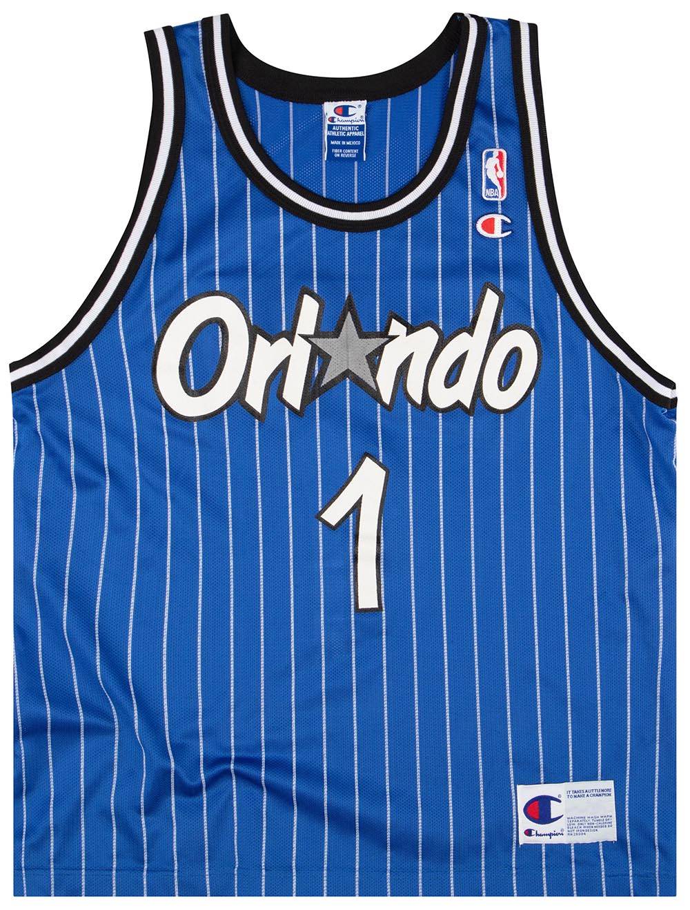 1995-98 Orlando Magic Hardaway #1 Champion Jersey (Away) L