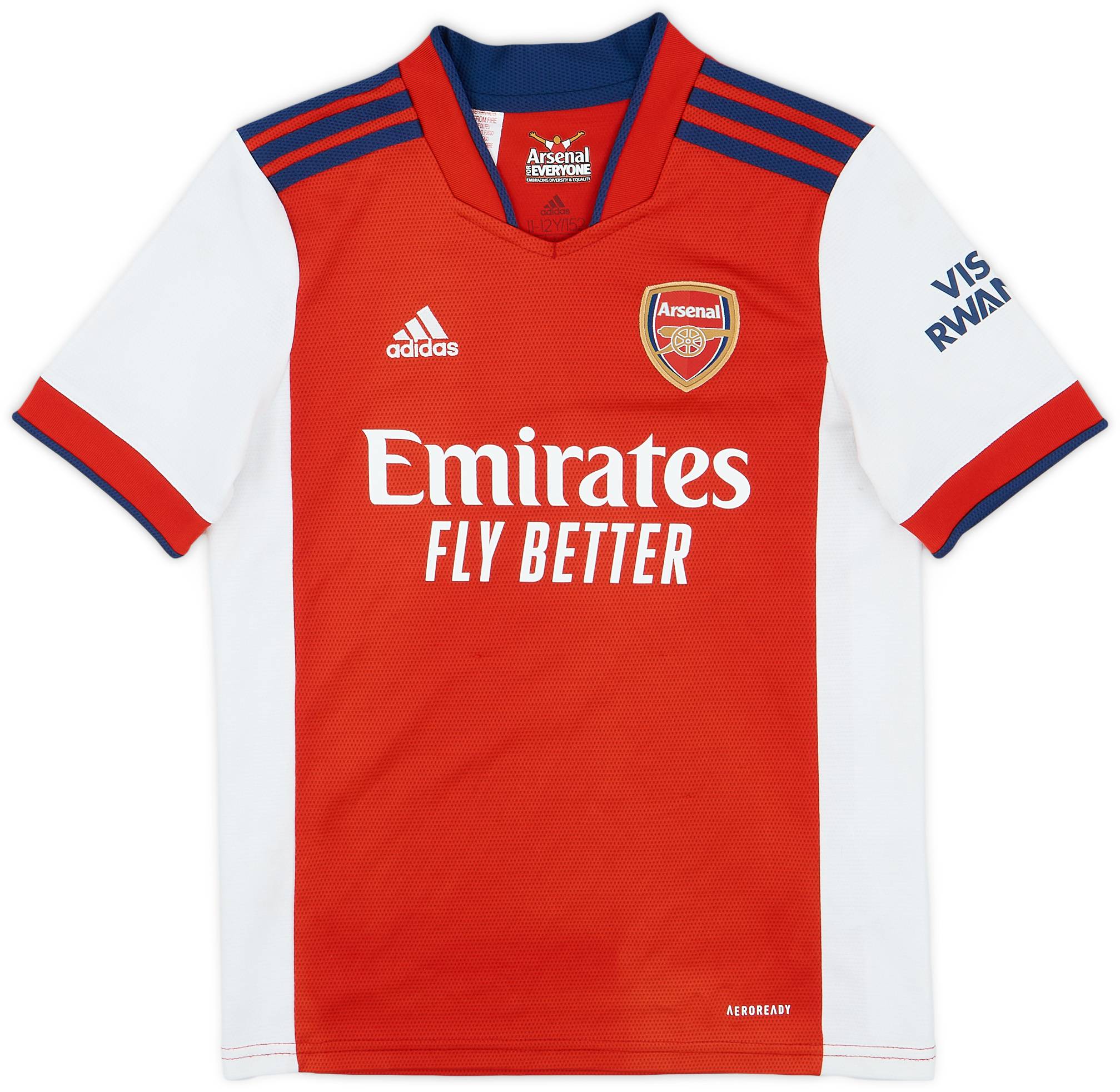 2021-22 Arsenal Home Shirt - 7/10 - (M.Boys)