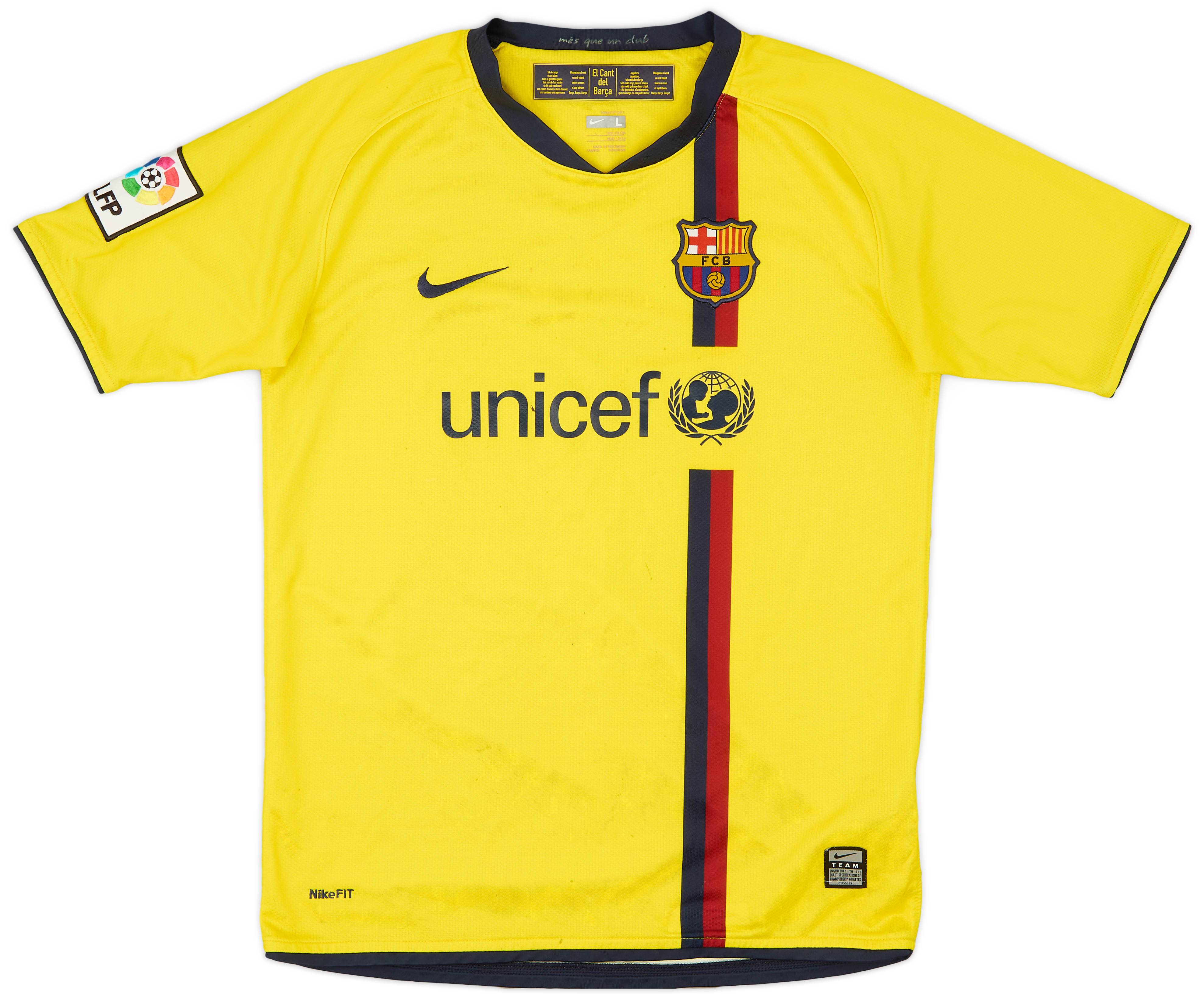 2008-10 Barcelona Away Shirt - 6/10 - (L.Boys)