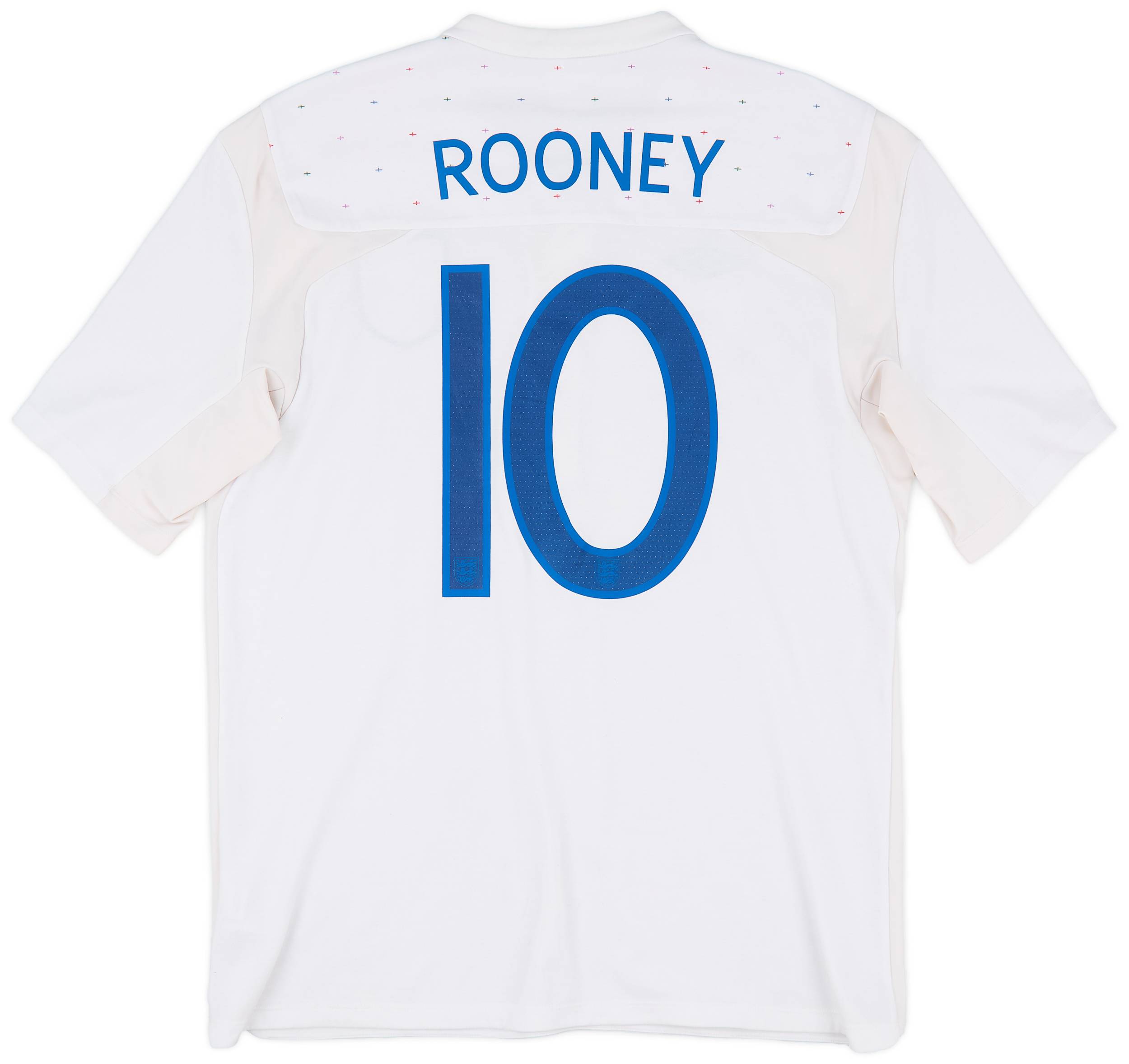 2010-11 England Home Shirt Rooney #10 - 7/10 - (L)