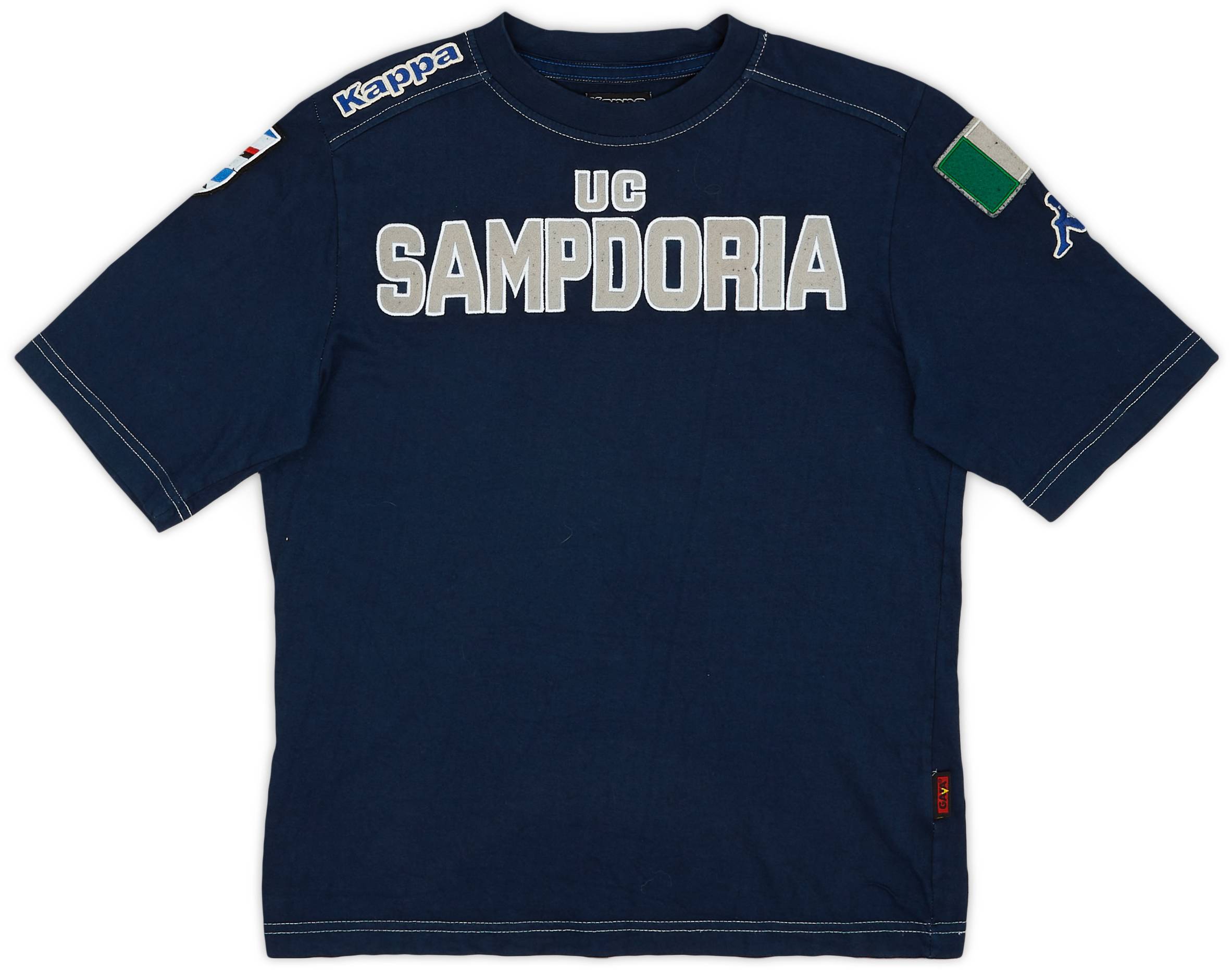 2008-09 Sampdoria Kappa Cotton Tee - 5/10 - (XS)