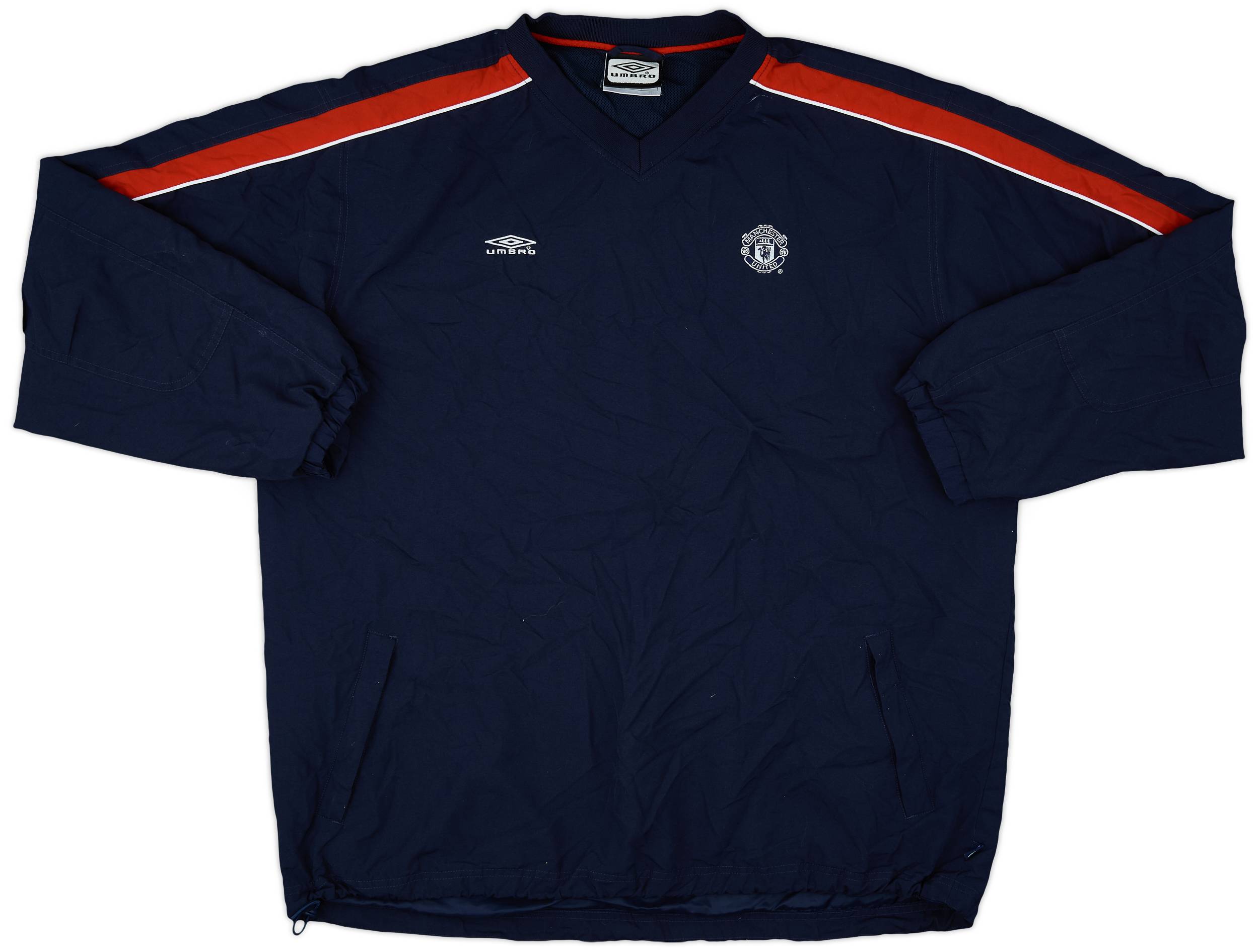 2000-01 Manchester United Umbro Drill Top - 6/10 - (XL)