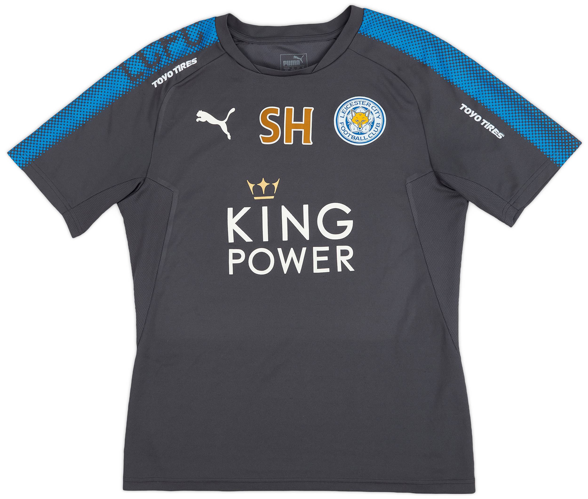 2015 16 Leicester Puma Staff Issue Training Shirt SH 9 10 M