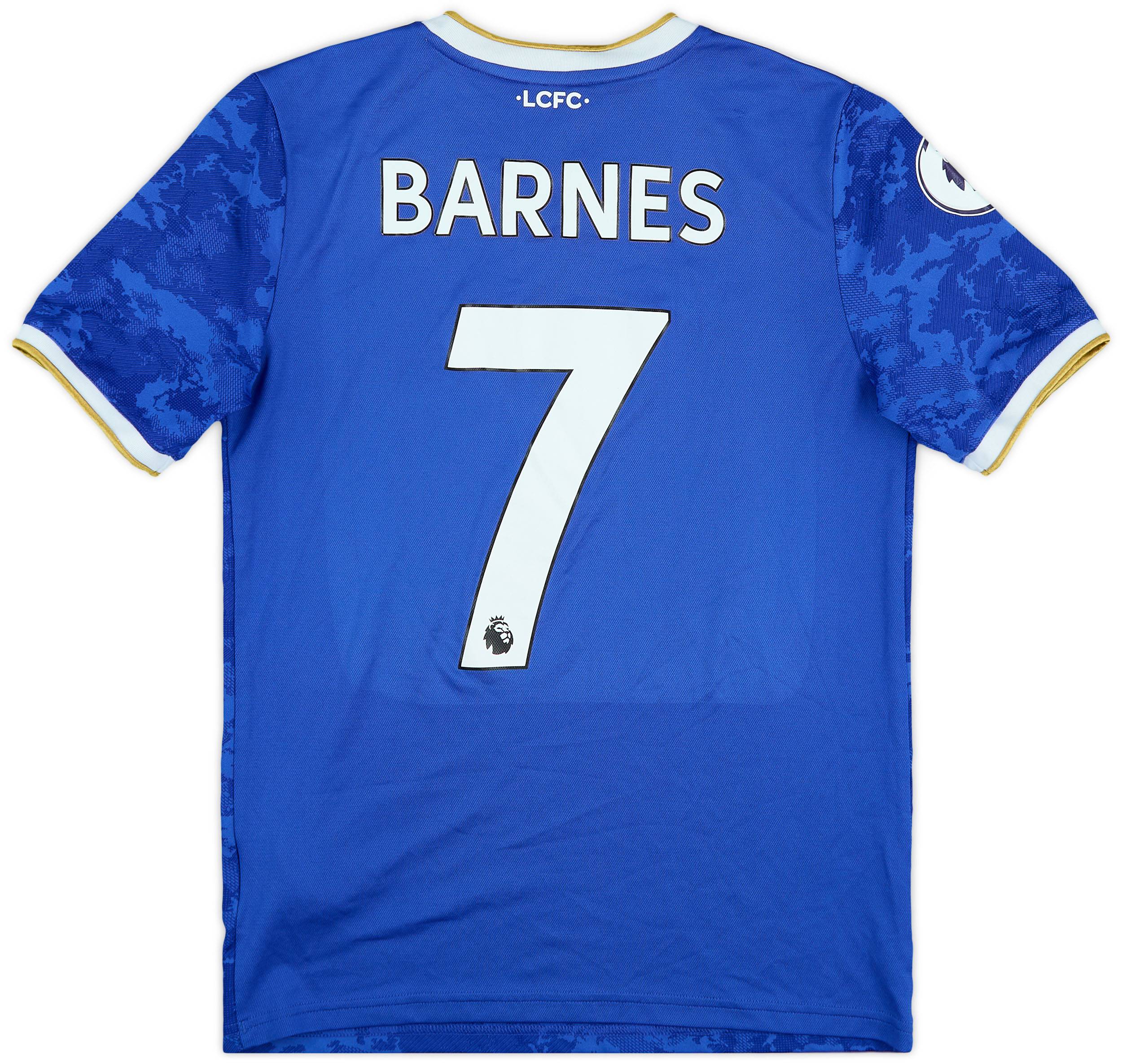 2021-22 Leicester Home Shirt Barnes #7 - 8/10 - (L.Boys)