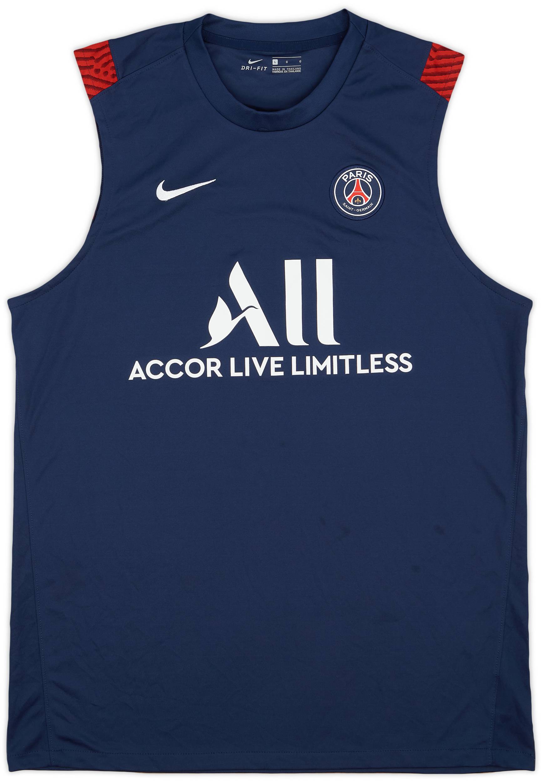 2020 21 PSG Nike Training Vest 8 10 L