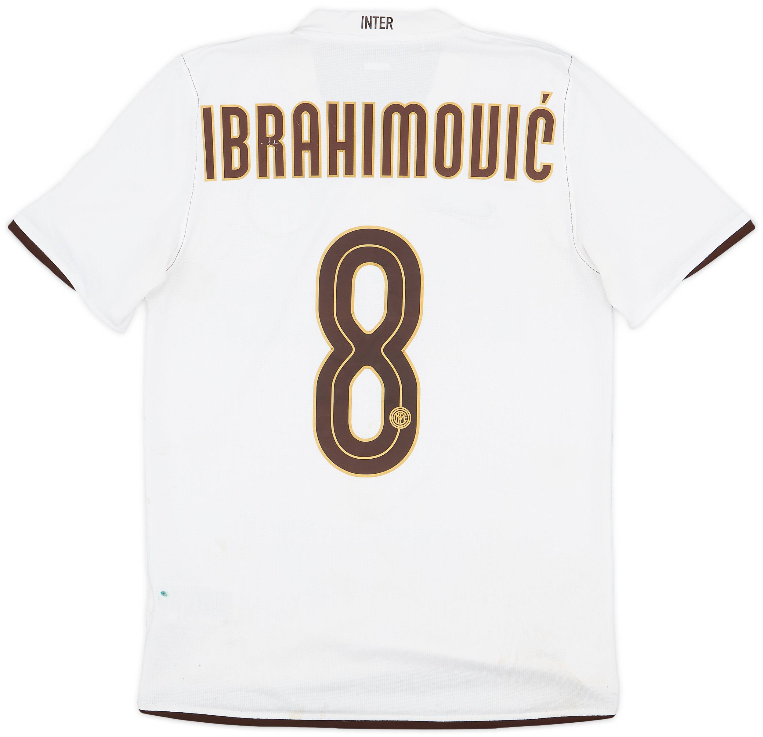 2008-09 Inter Milan Away Shirt Ibrahimovic #8 - 4/10 - (S)