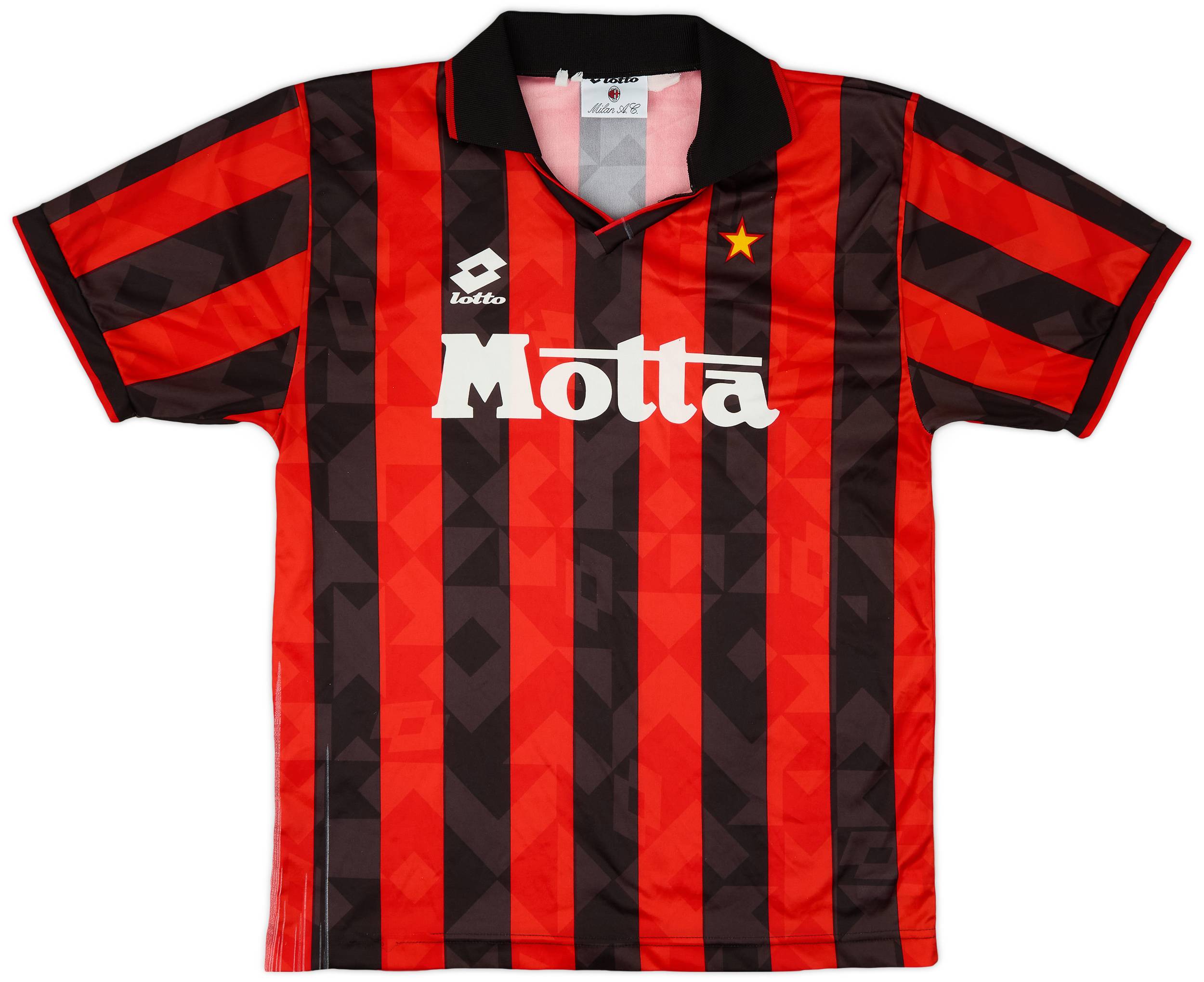 1995-96 AC Milan Home Shirt - 8/10 - (M)