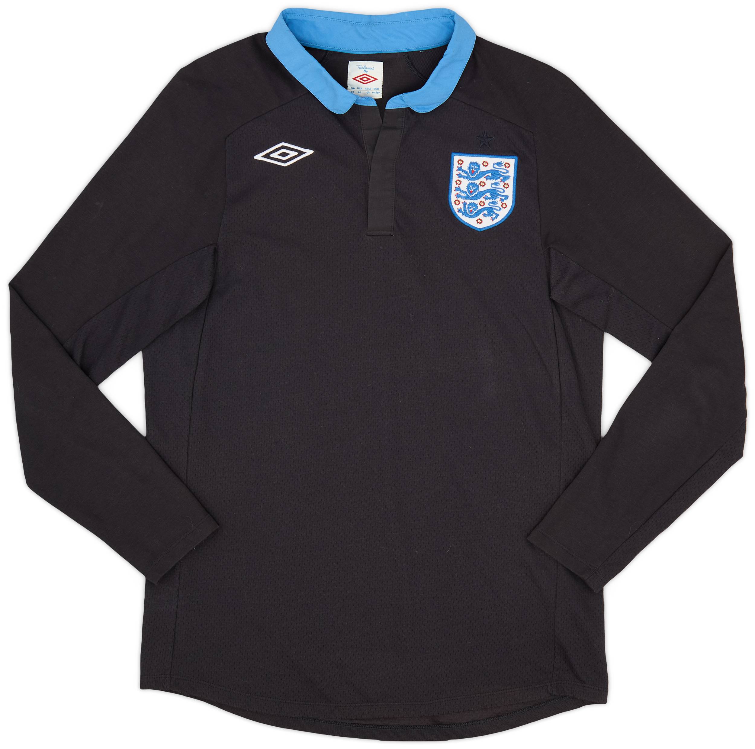 2011-12 England Away L/S Shirt - 9/10 - (M)