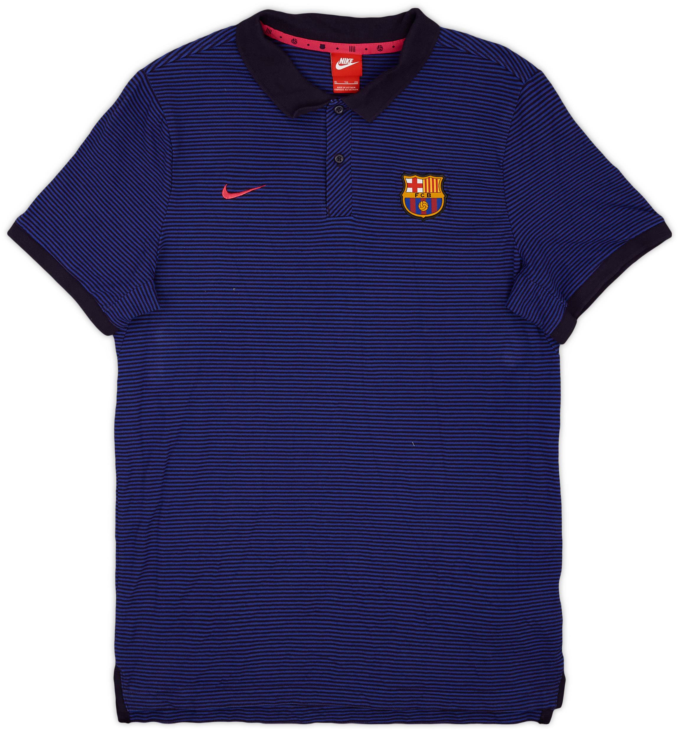 2016-17 Barcelona Nike Polo Shirt - 9/10 - (XL)