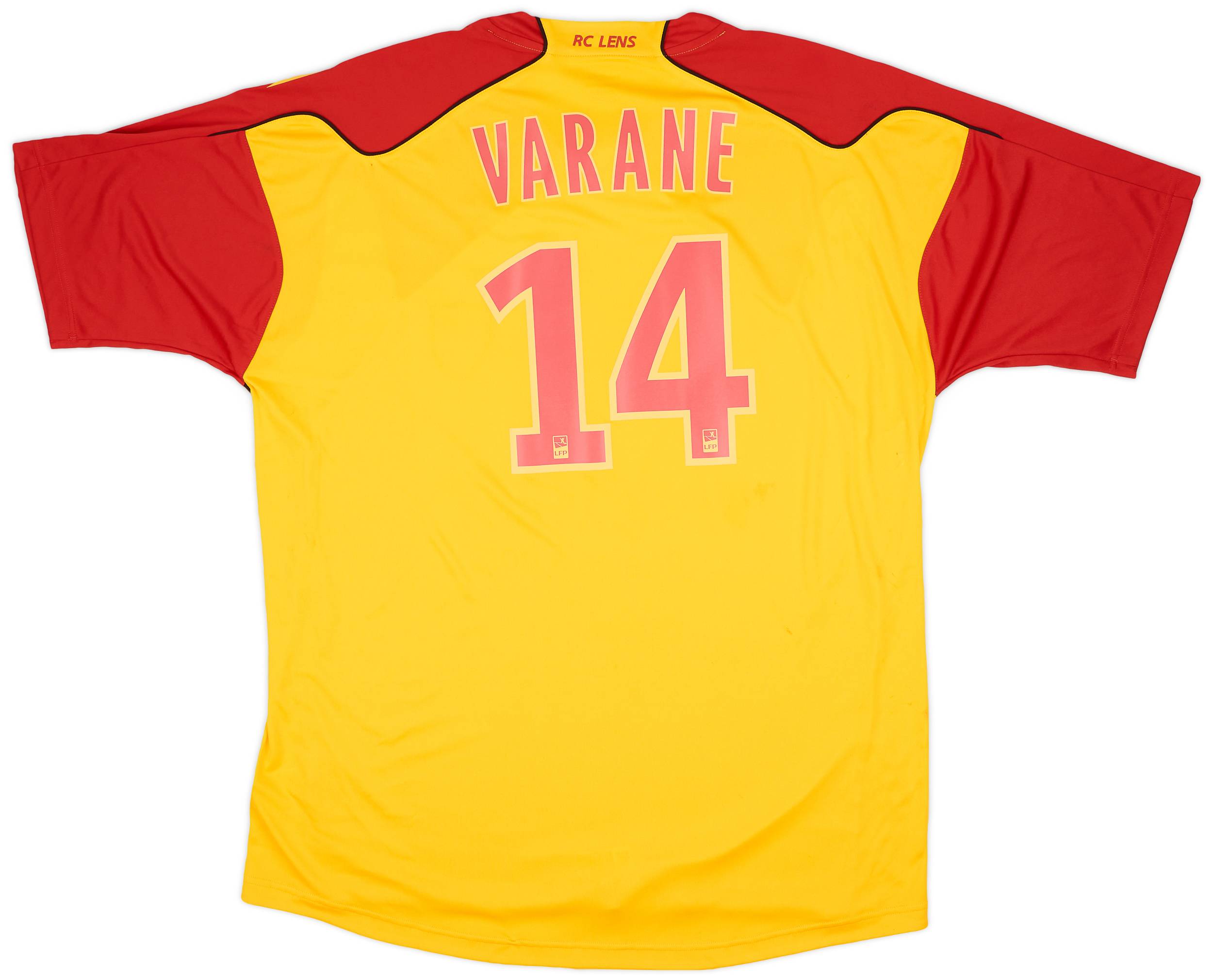 2010-11 Lens Home Shirt Varane #14 - 6/10 - (XXL)