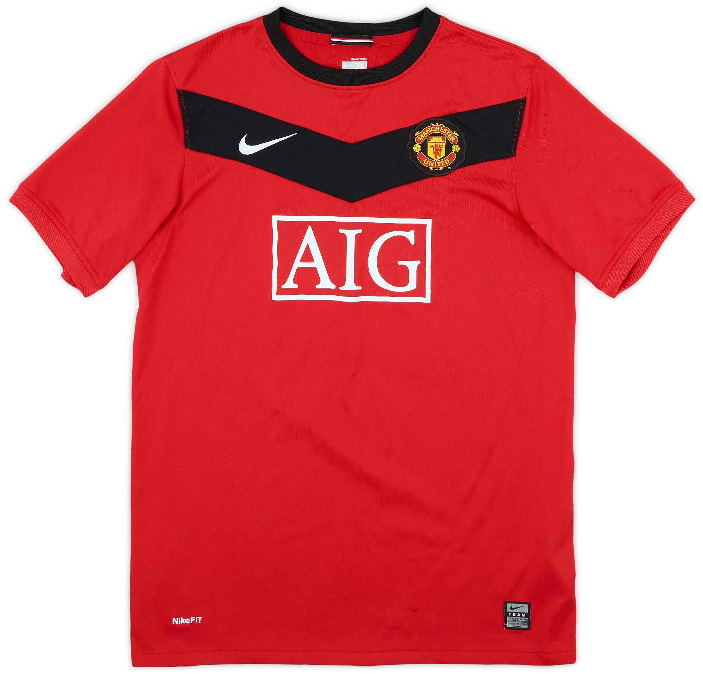 2009-10 Manchester United Home Shirt - 8/10 - (XL.Boys)