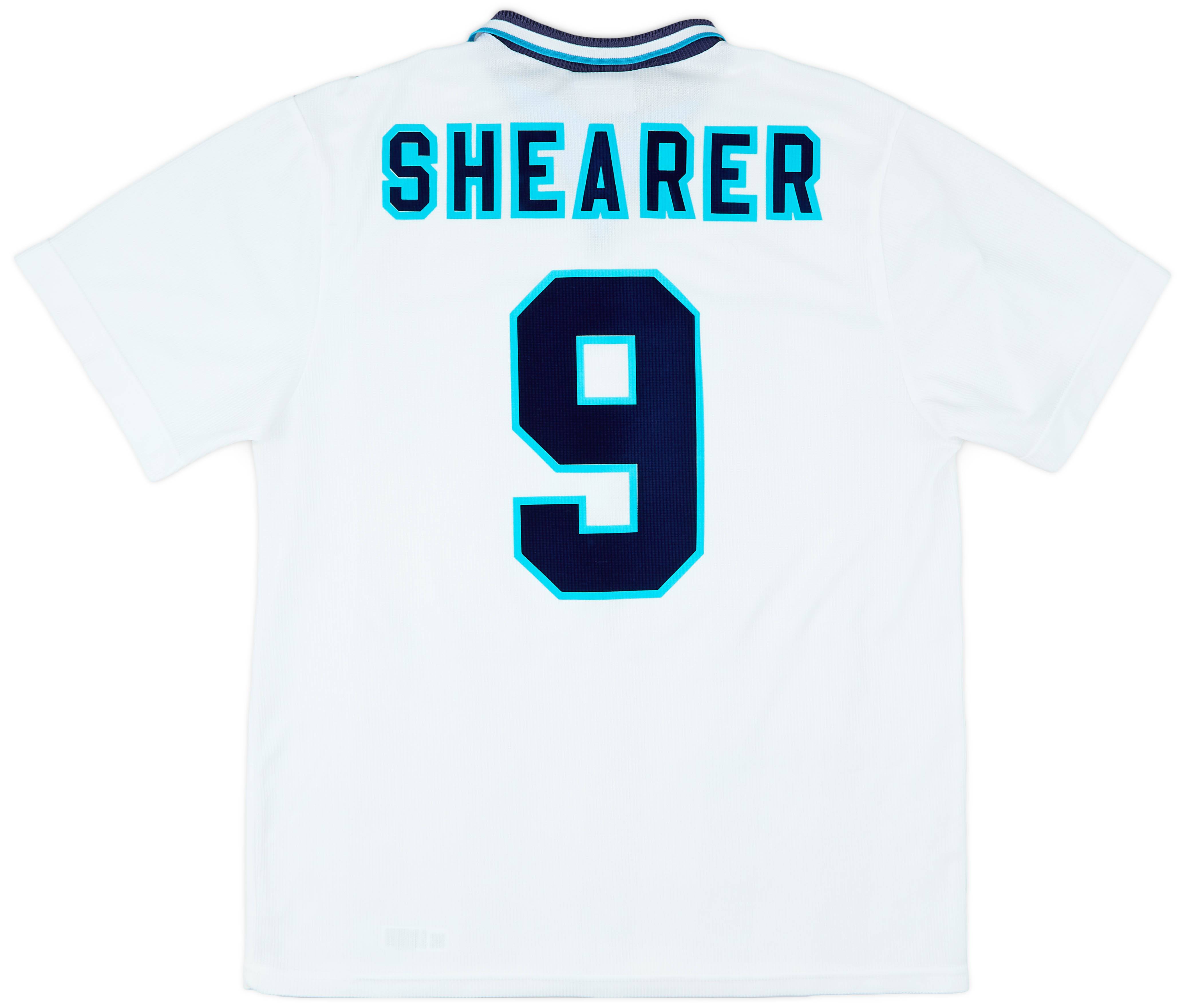 1995-97 England Home Shirt Shearer #9 - 8/10 - (XL)
