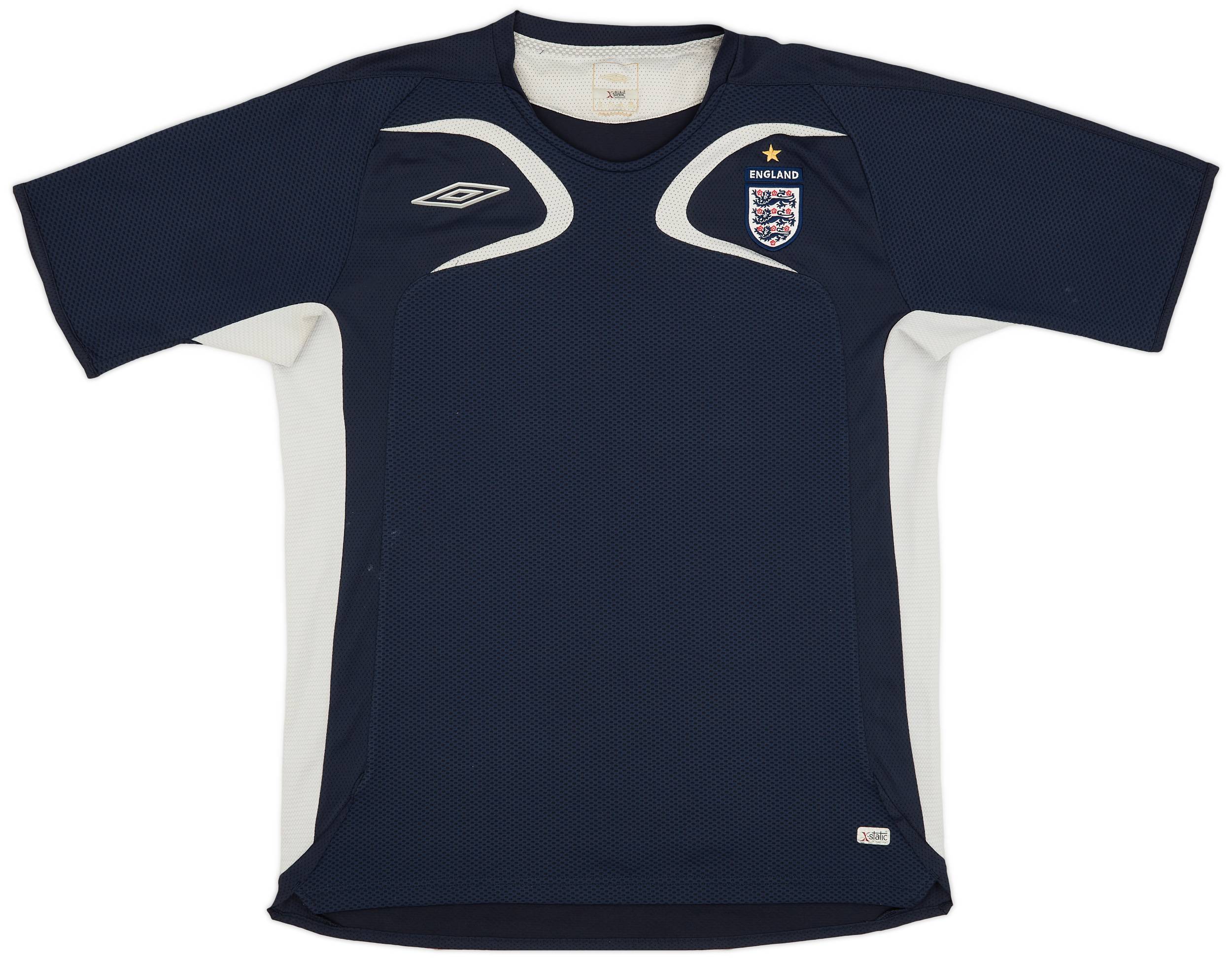 2007-08 England Umbro Training Shirt - 9/10 - (L)