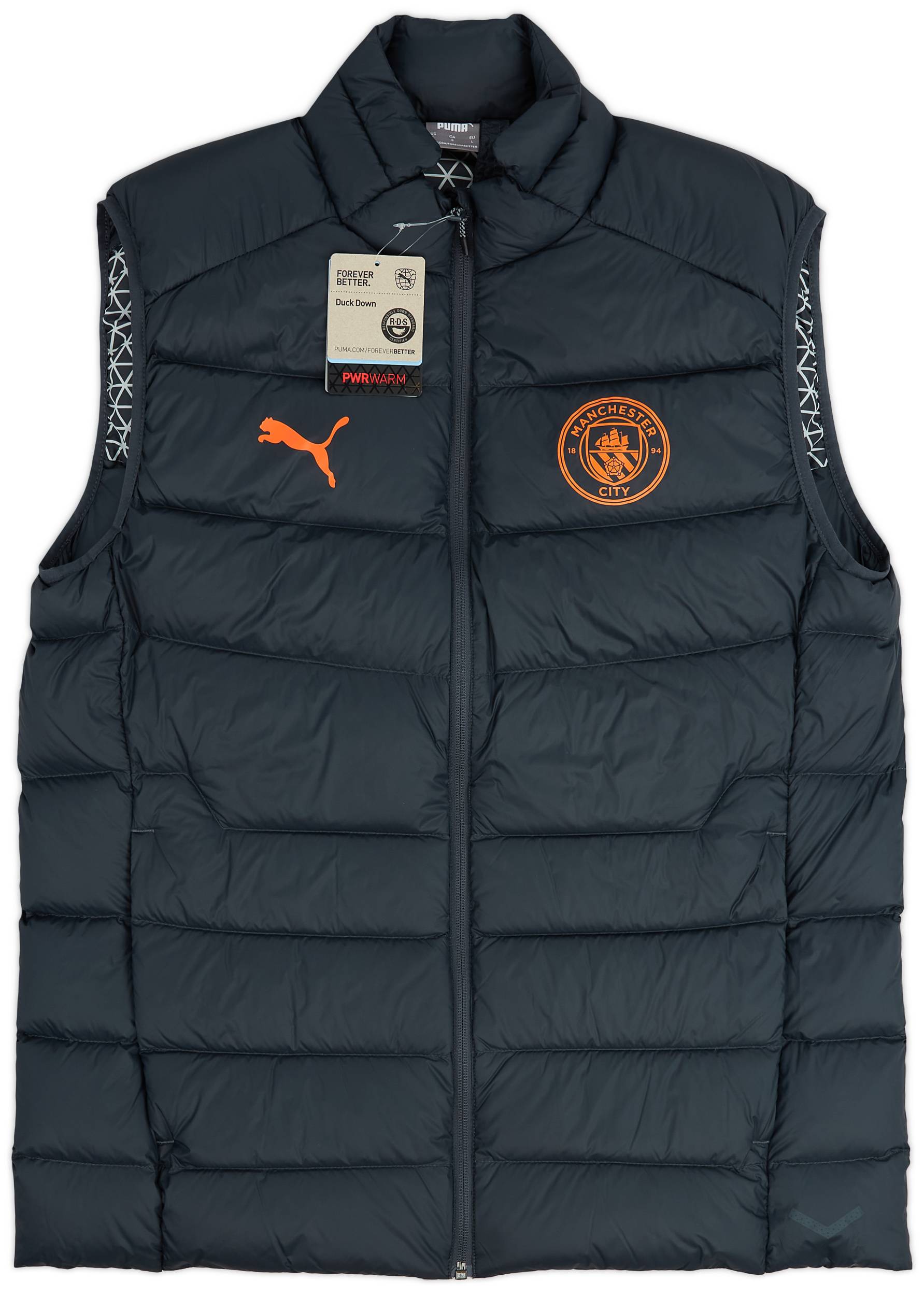 2023 24 Manchester City Puma Casuals Padded Gilet