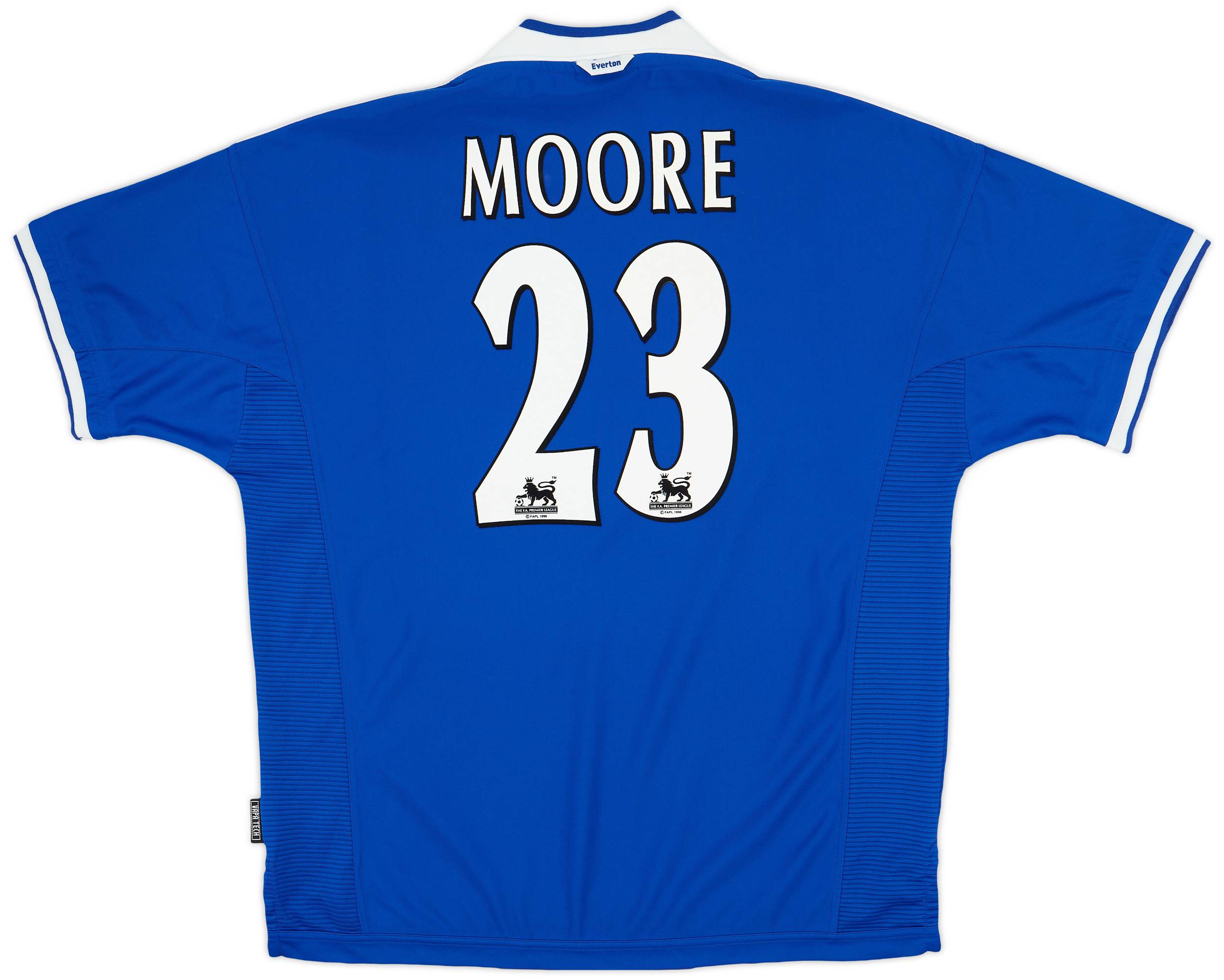 1999-00 Everton Home Shirt Moore #23 - 9/10 - (XXL)