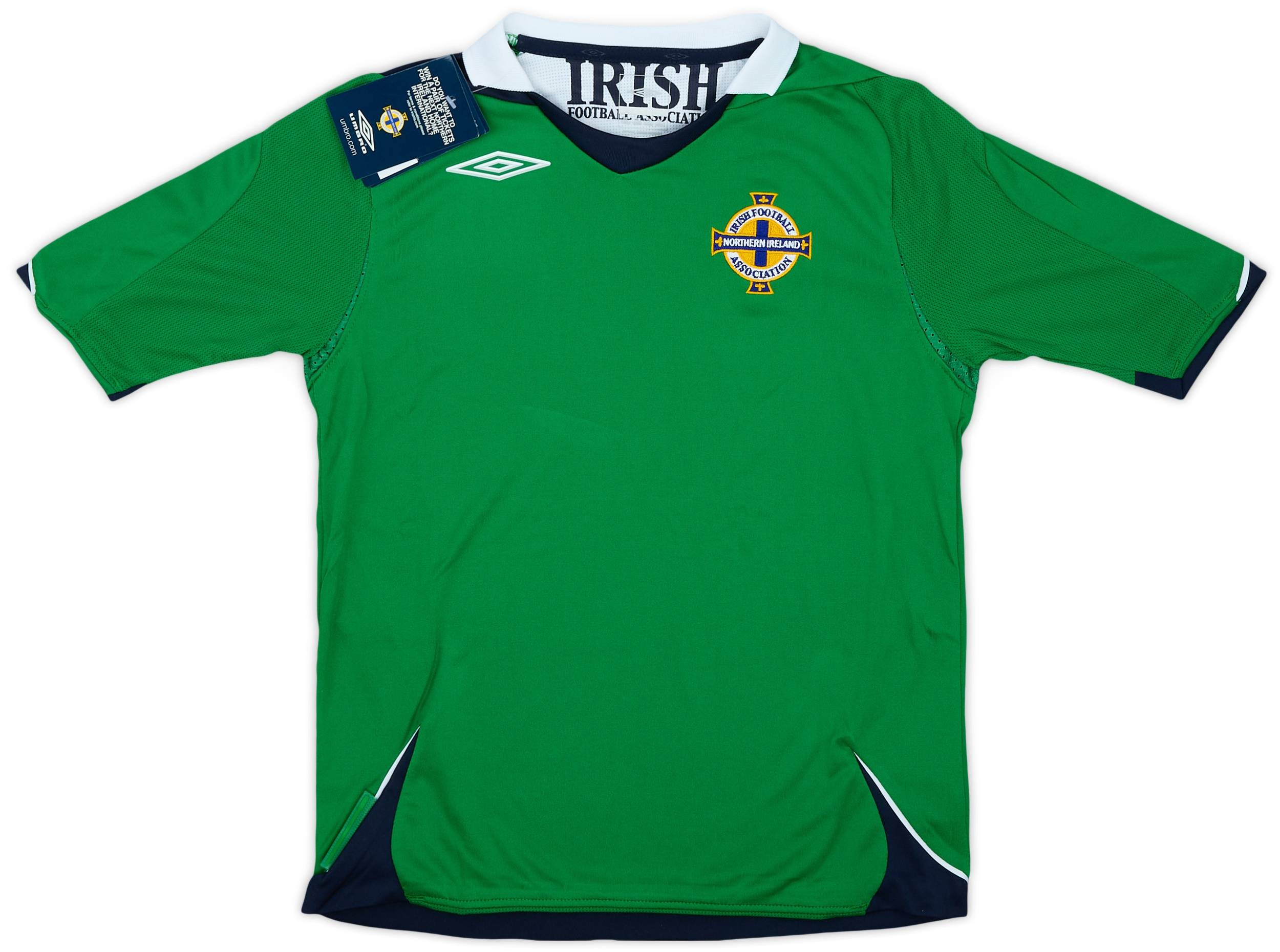 2006-08 Northern Ireland Home Shirt (S.Boys)