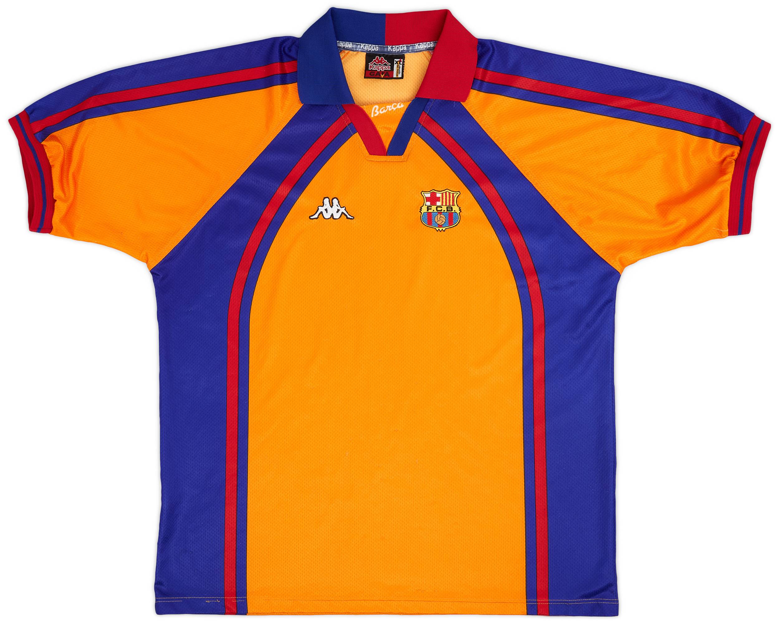1997-98 Barcelona European Away Shirt - 8/10 - (XL)