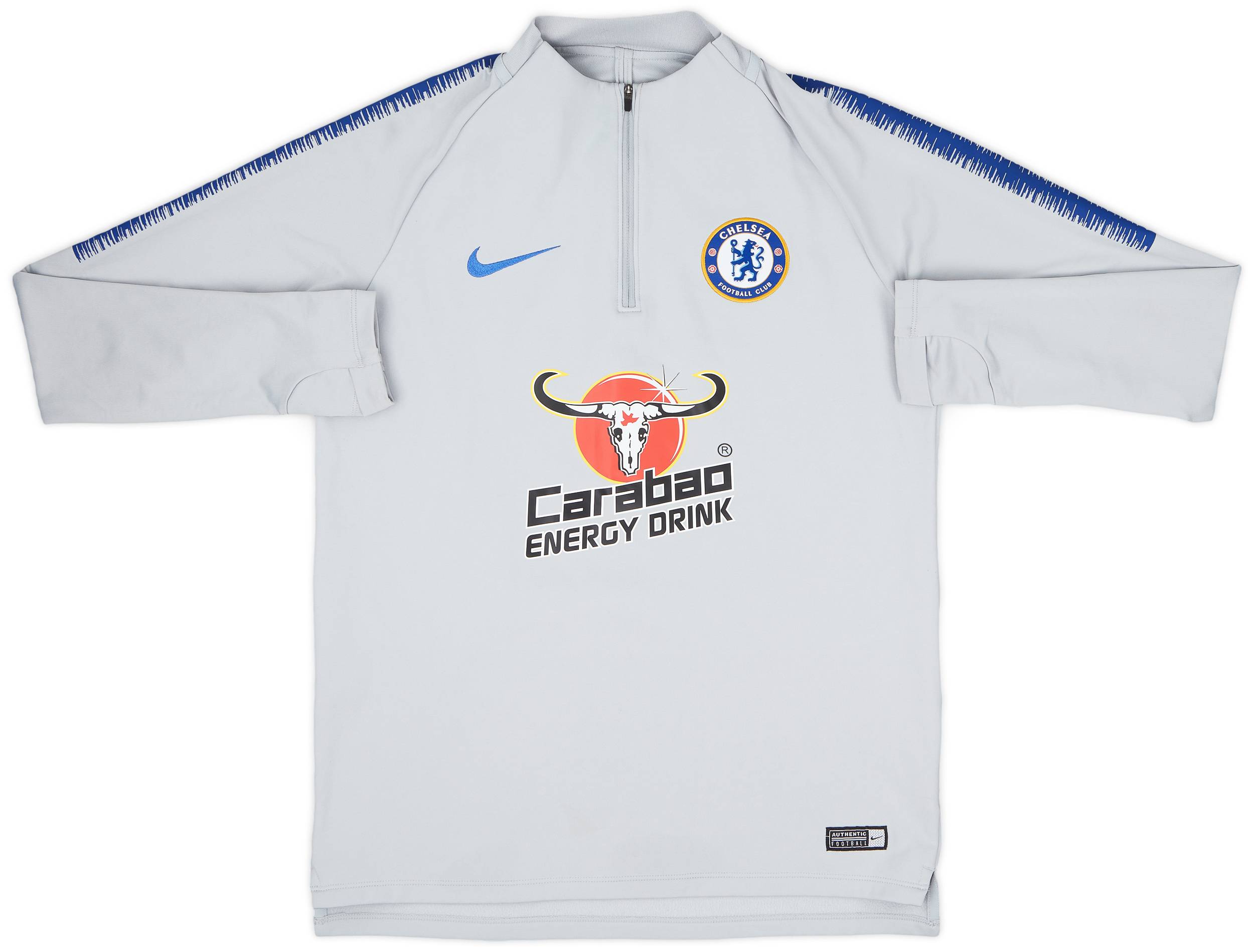 2018-19 Chelsea Nike 1/4 Zip Drill Top - 8/10 - (M)