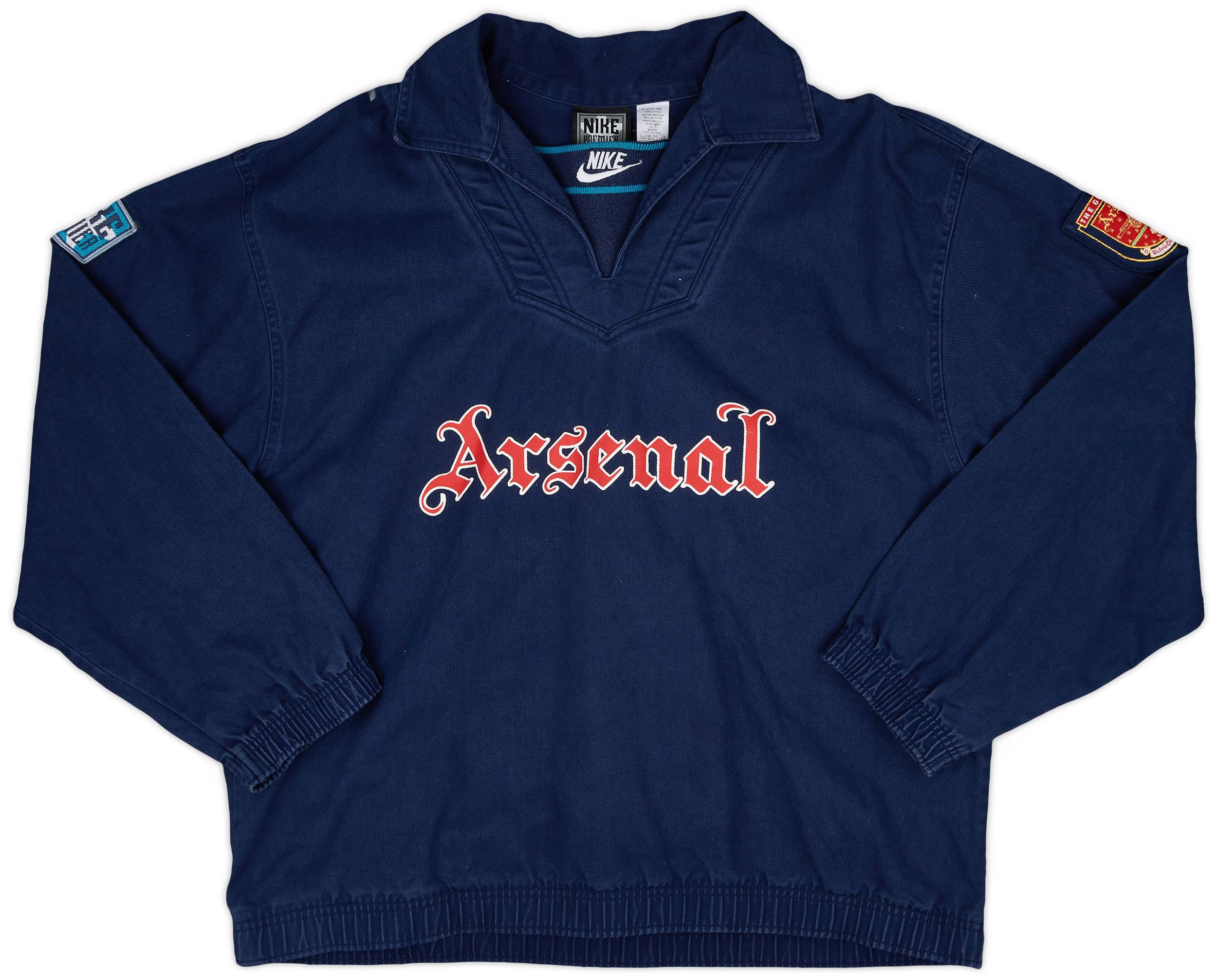 1994-95 Arsenal Nike Drill Top - 9/10 - (XL)