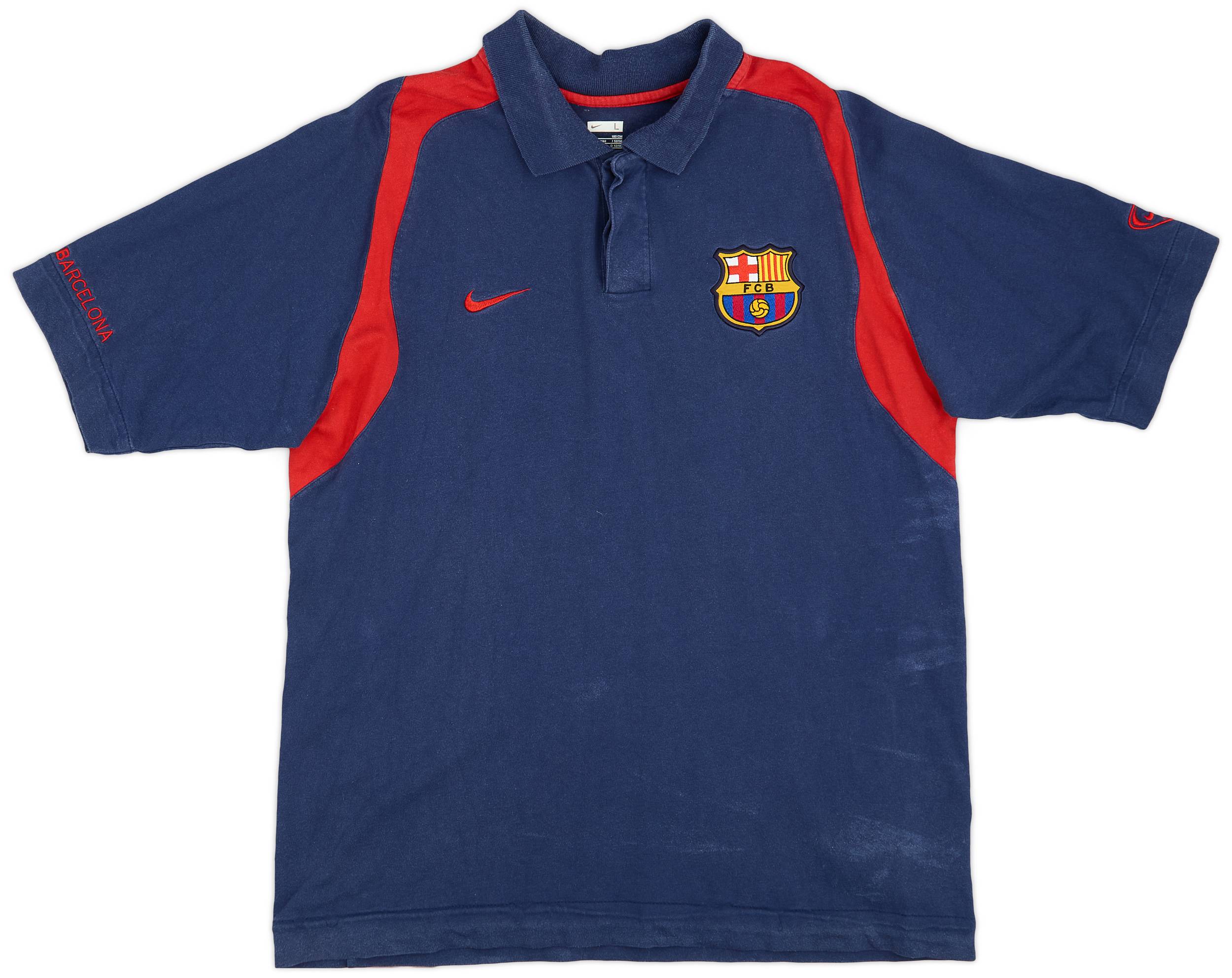 2007-08 Barcelona Nike Polo Shirt - 5/10 - (L)