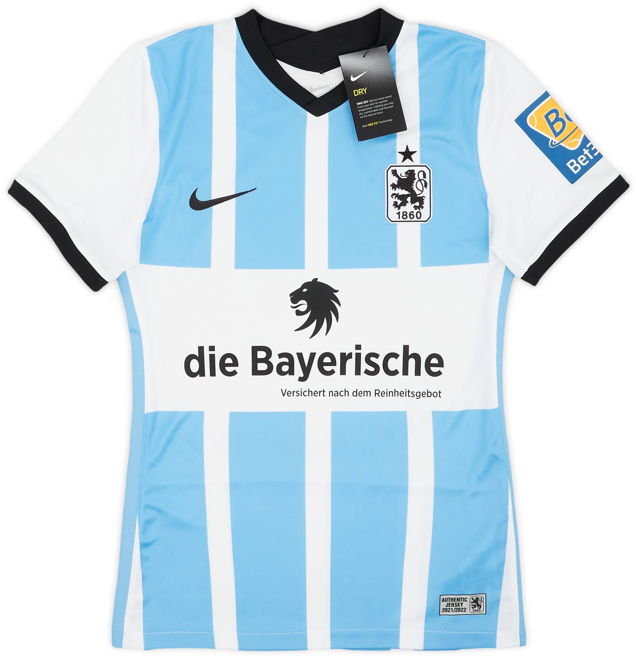 2021-22 1860 Munich Home Shirt (S)