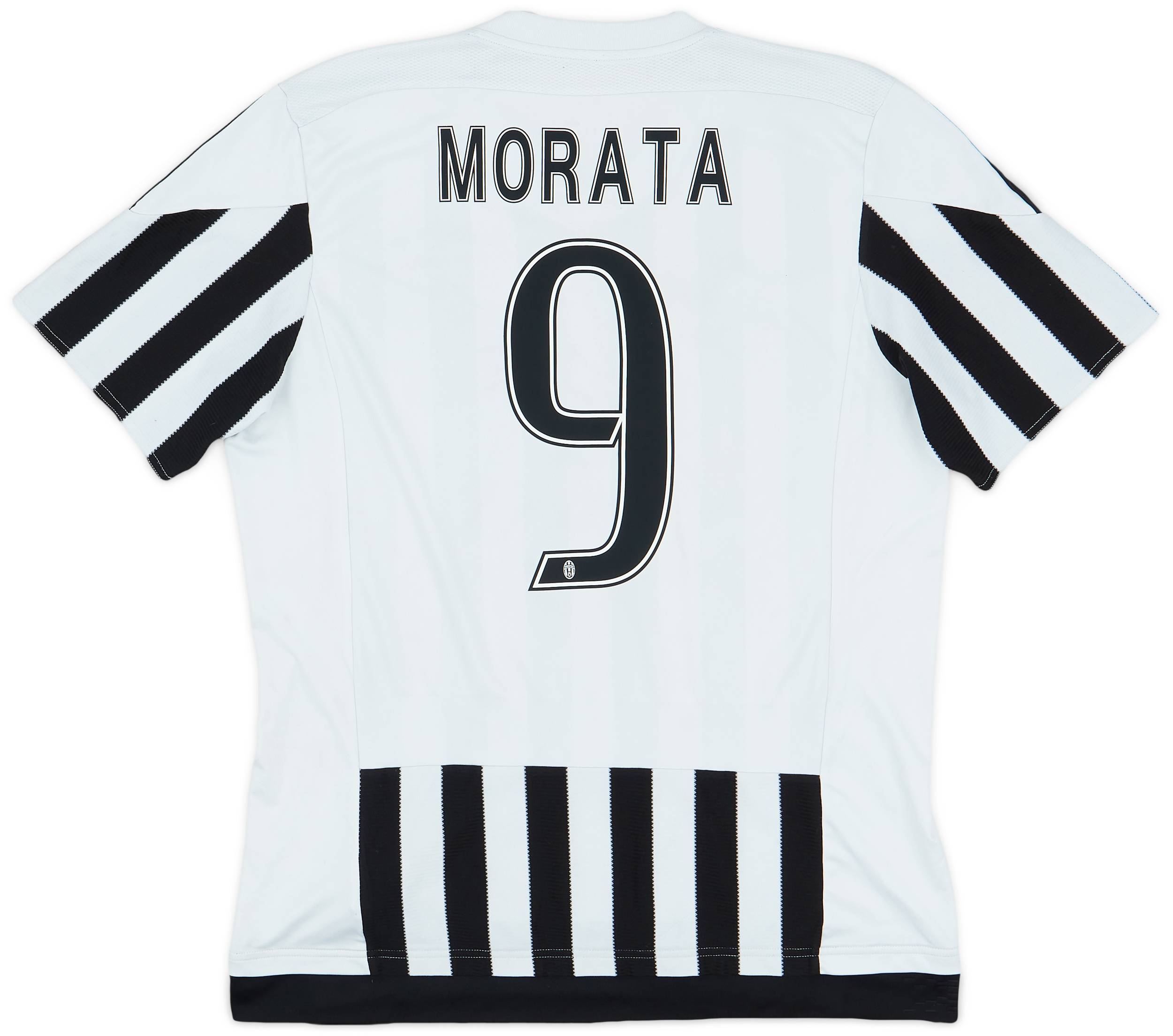 2015-16 Juventus Home Shirt Morata #9 - 7/10 - (L)