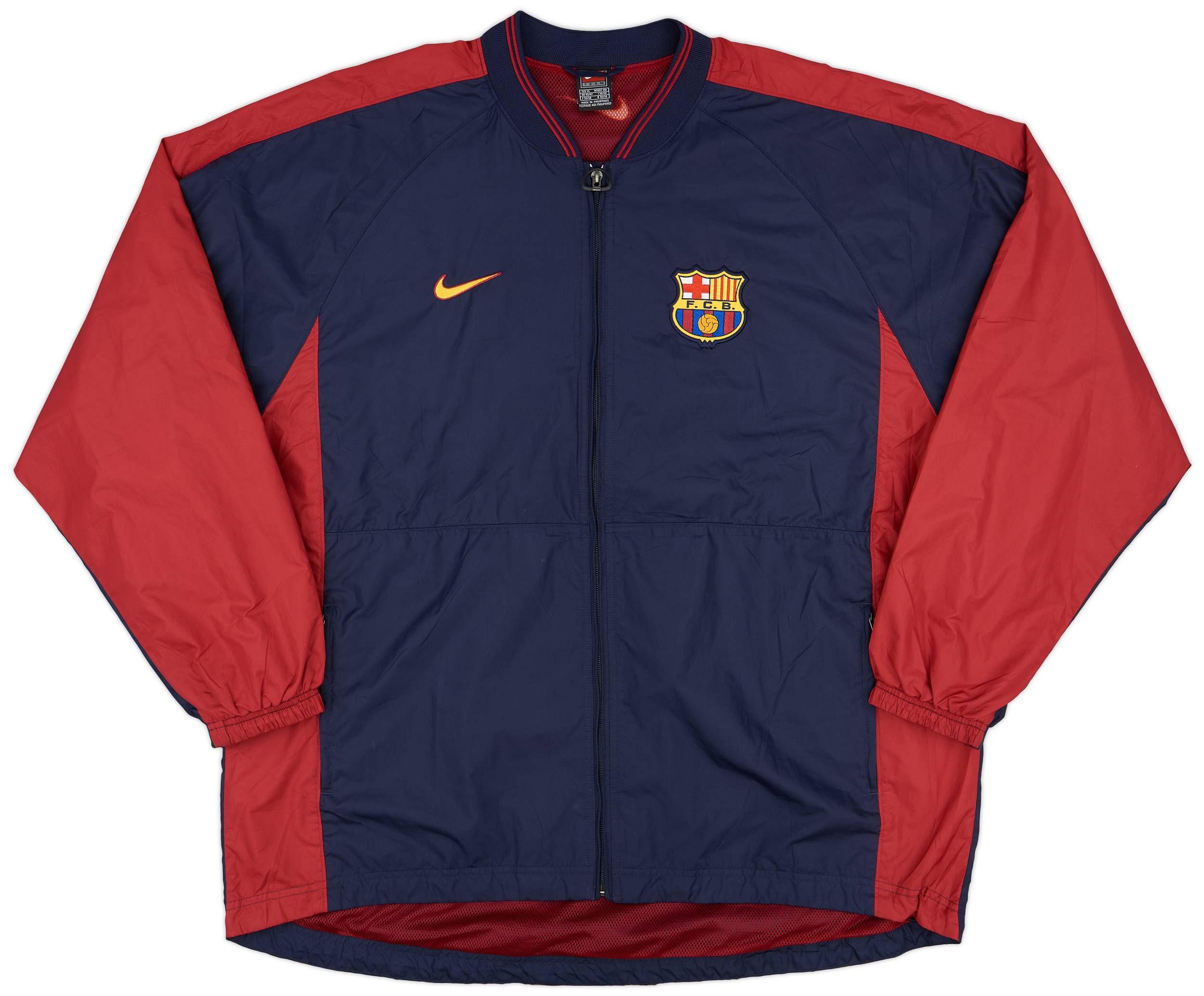2002-03 Barcelona Nike Track Jacket - 9/10 - (XL)