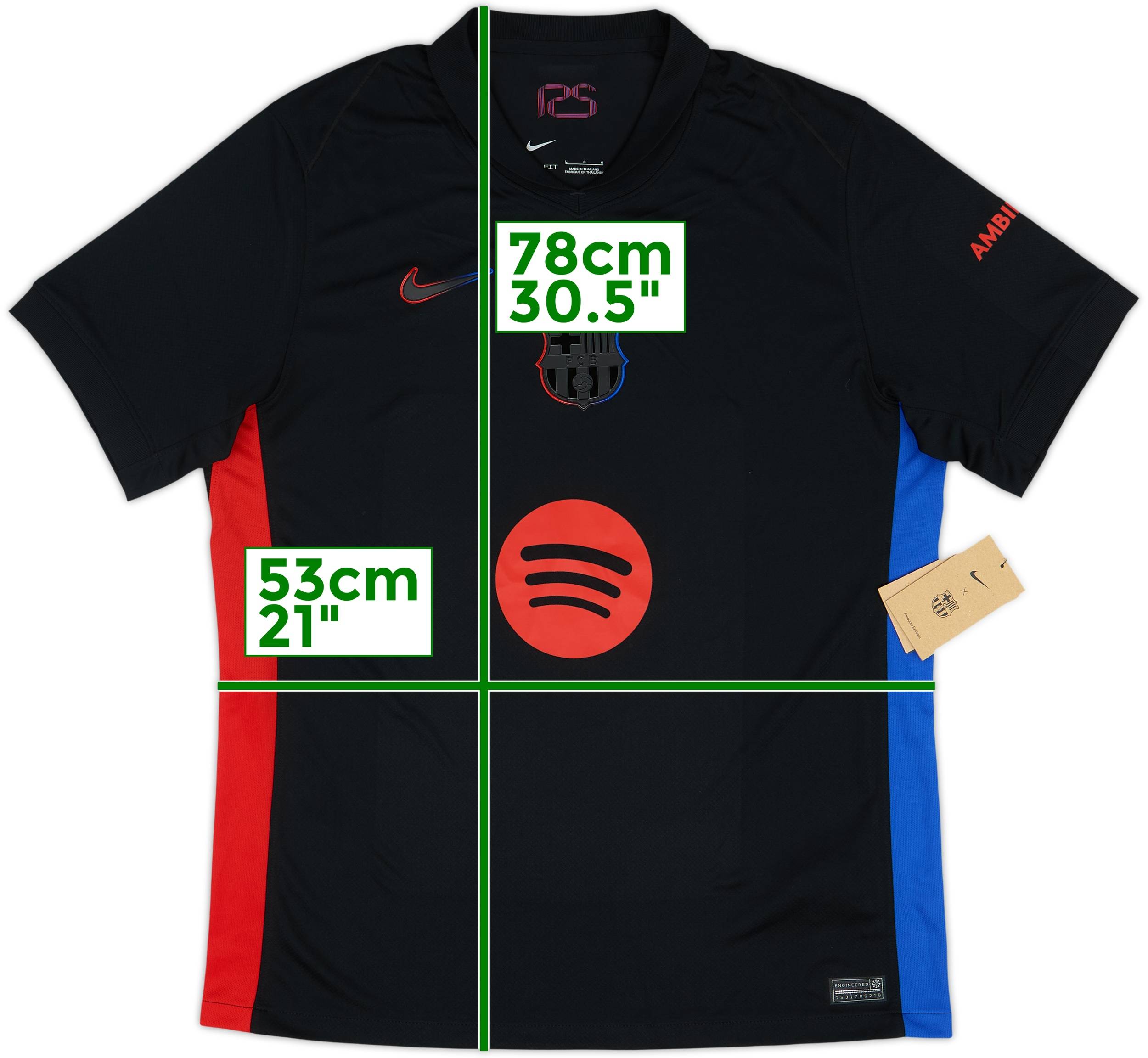 2024-25 Barcelona Away Shirt (L)