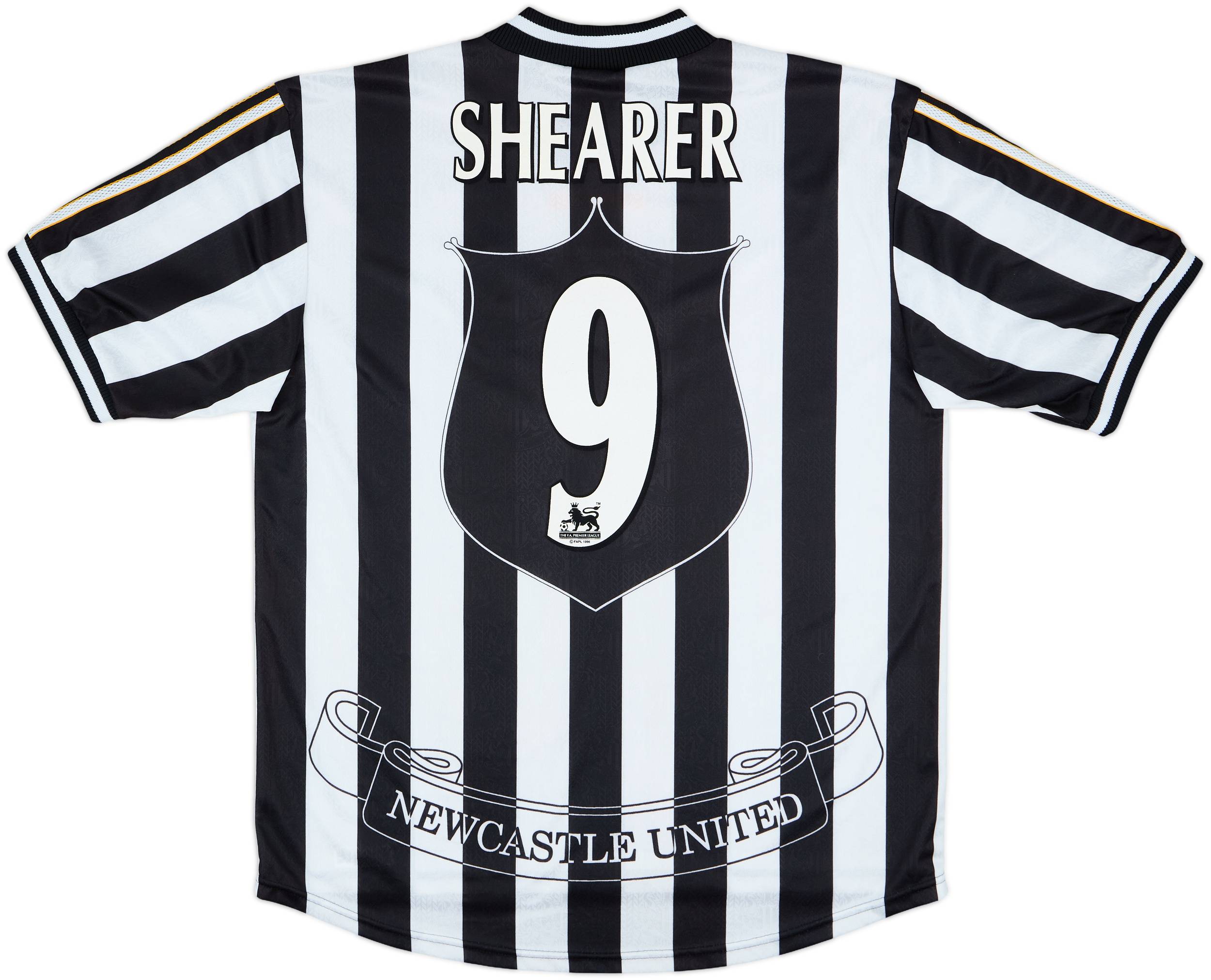 1997-99 Newcastle Home Shirt Shearer #9 - 9/10 - (XL)