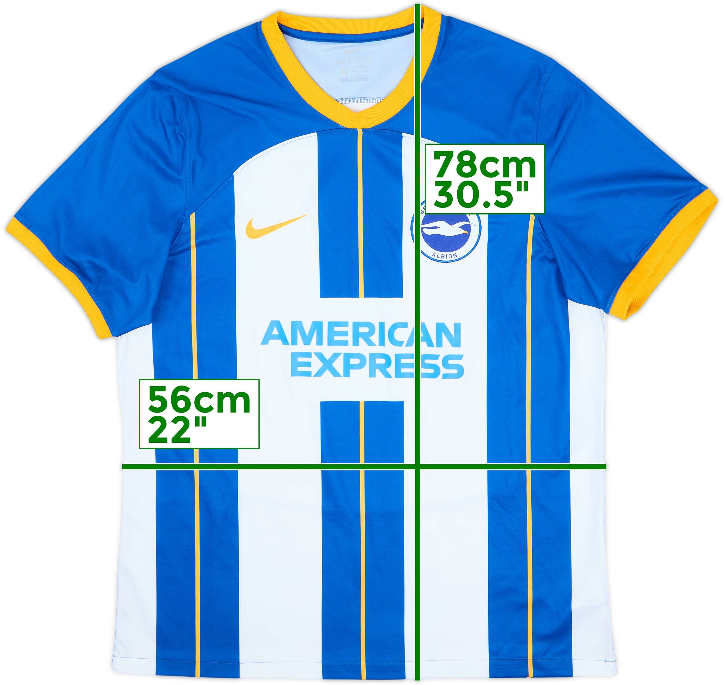 2022-23 Brighton Home Shirt - 9/10 - (XL)