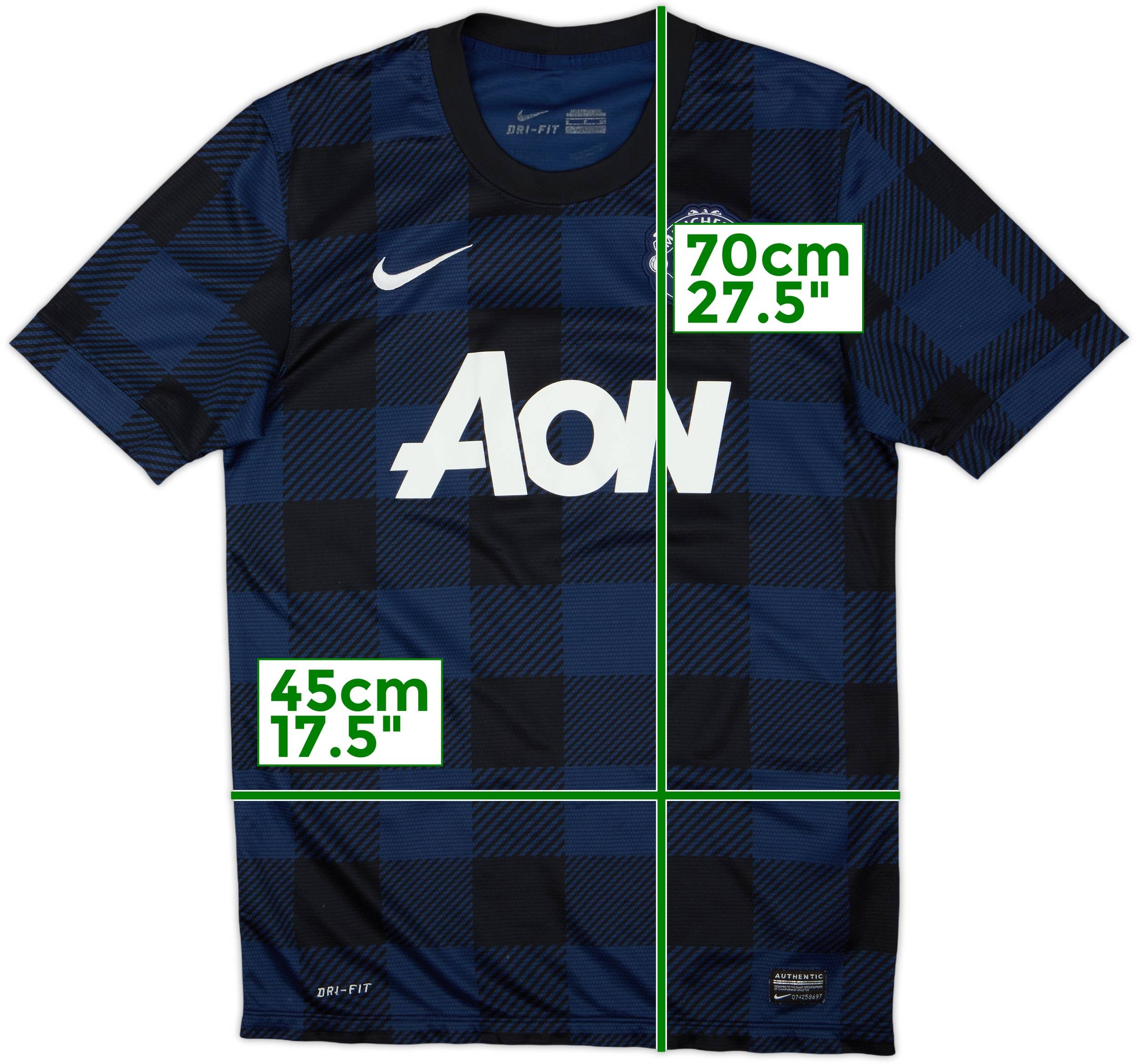 ウェア 13-14 Manchester United (Away kit) 2013-14 Manchester United Away Shirt - 8/10 - (S)
