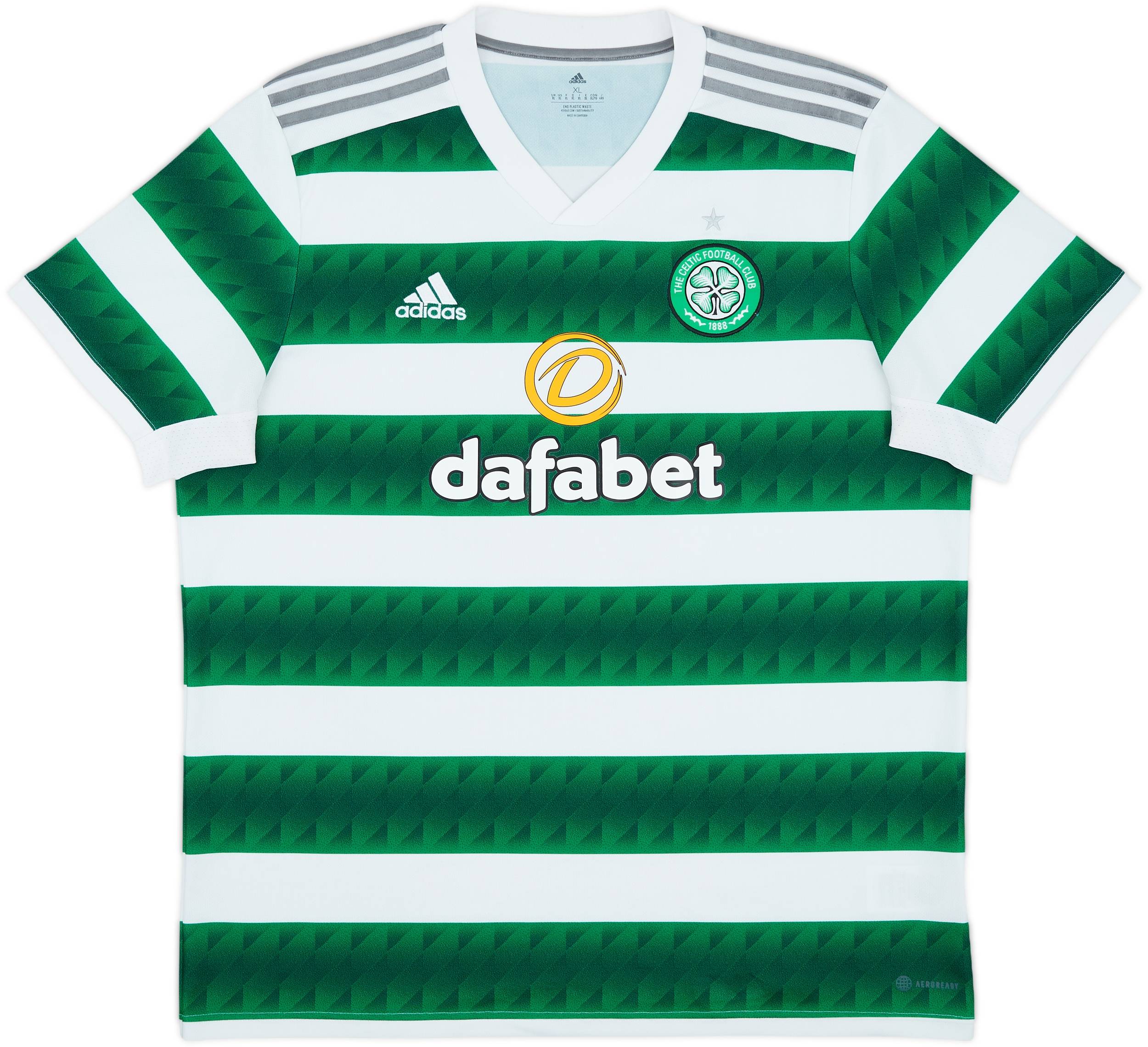 2022-23 Celtic Home Shirt - 10/10 - (XL)
