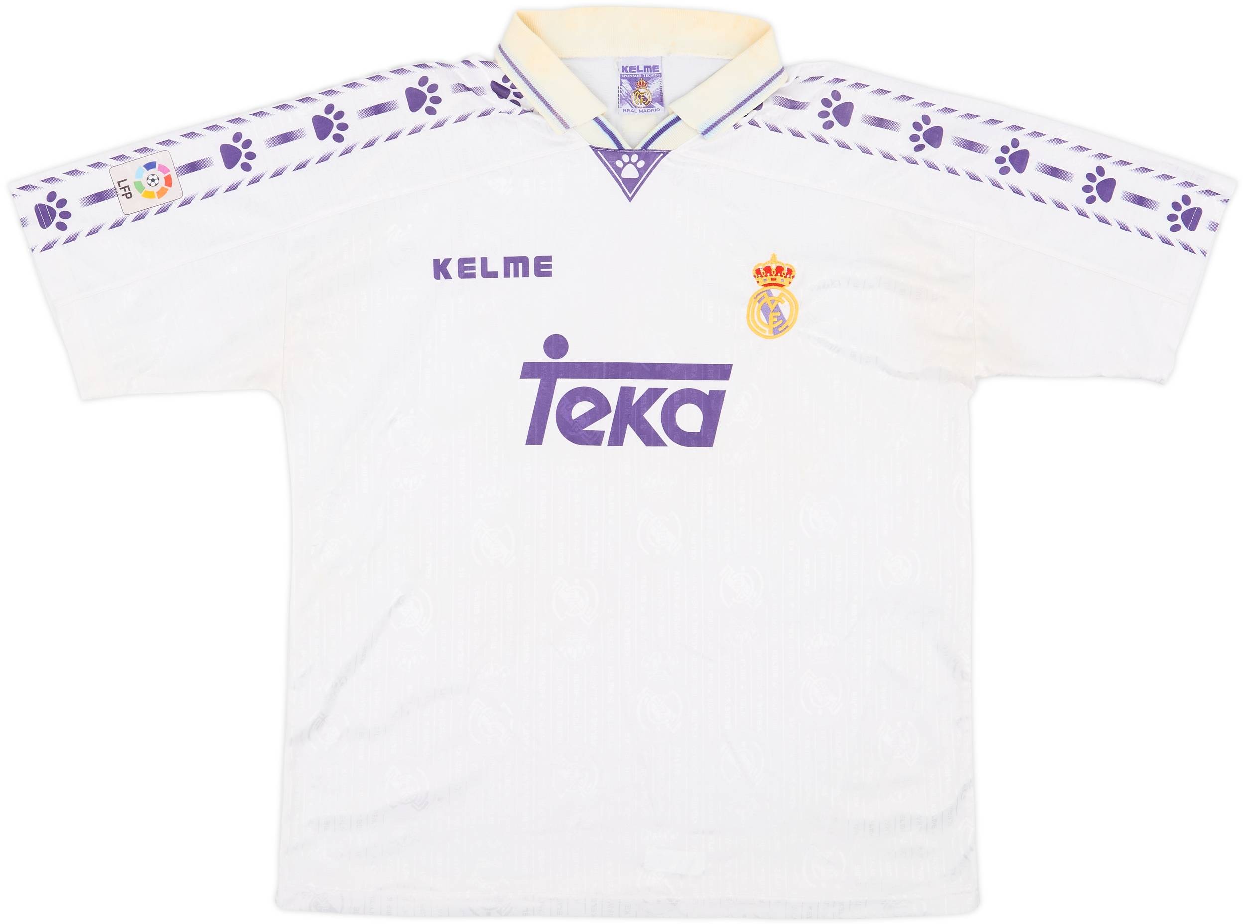 1996-97 Real Madrid Home Shirt - 6/10 - (XL)