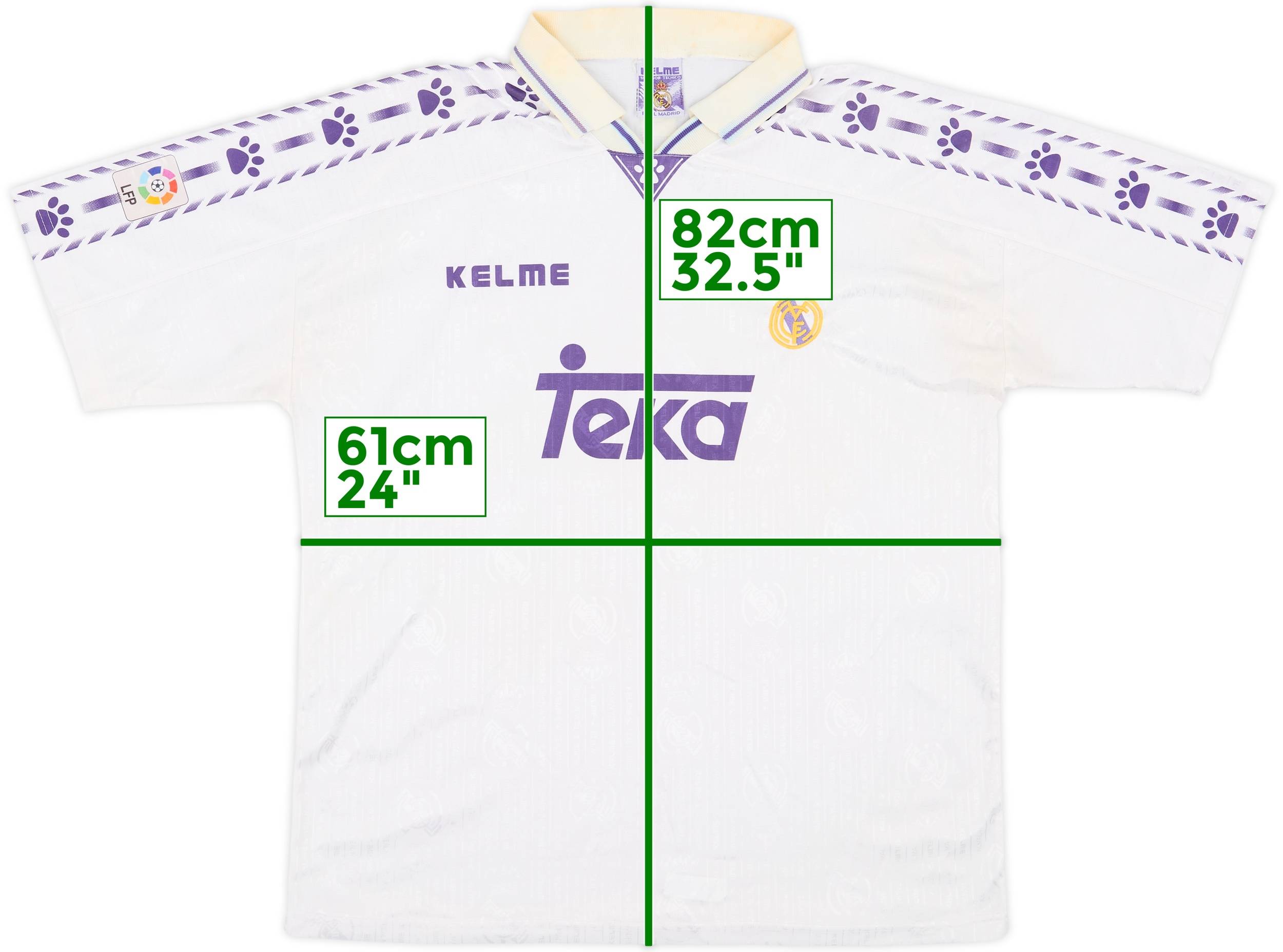 1996-97 Real Madrid Home Shirt - 6/10 - (XL)