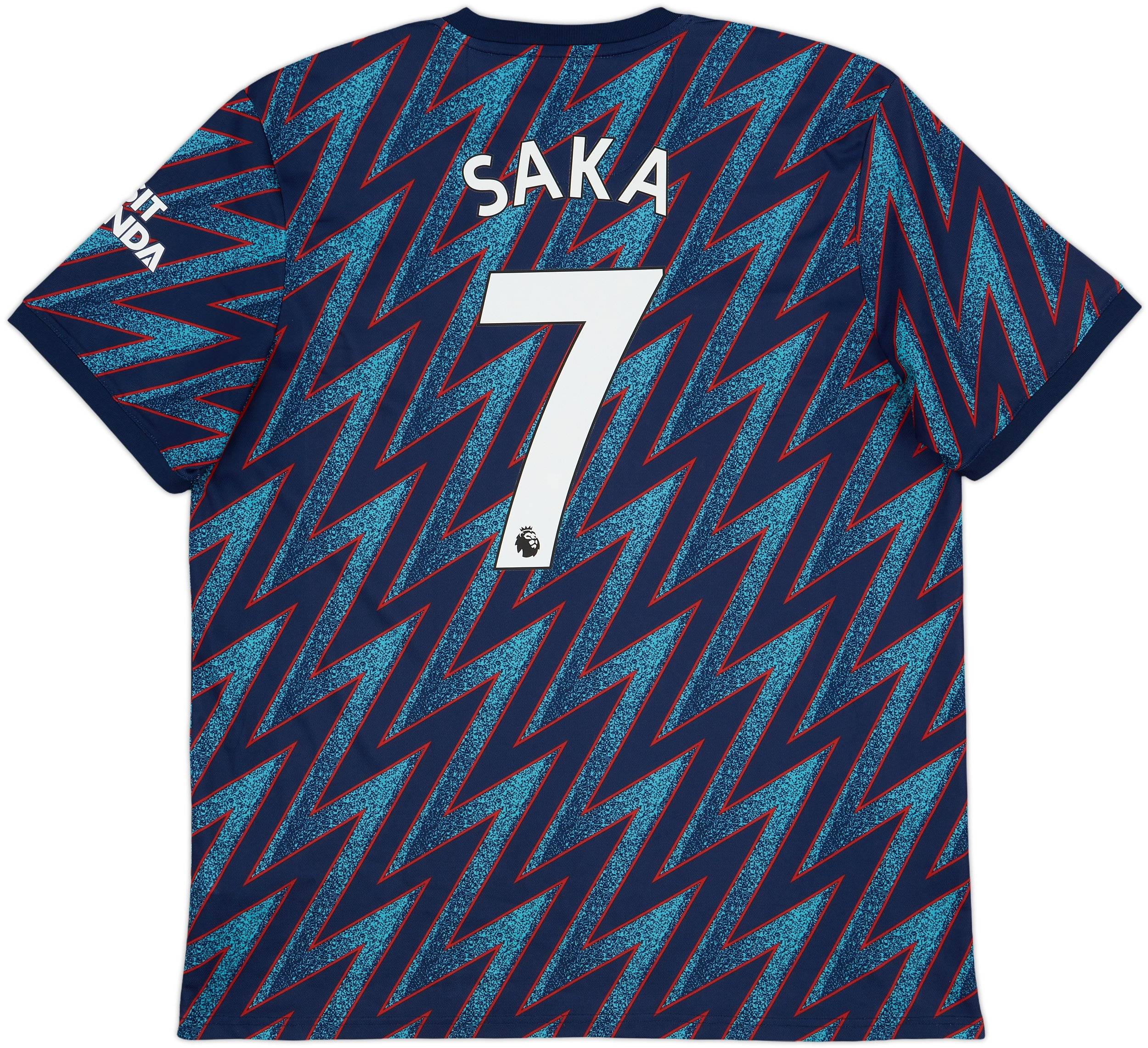 2021-22 Arsenal Third Shirt Saka #7 - 10/10 - (XL)