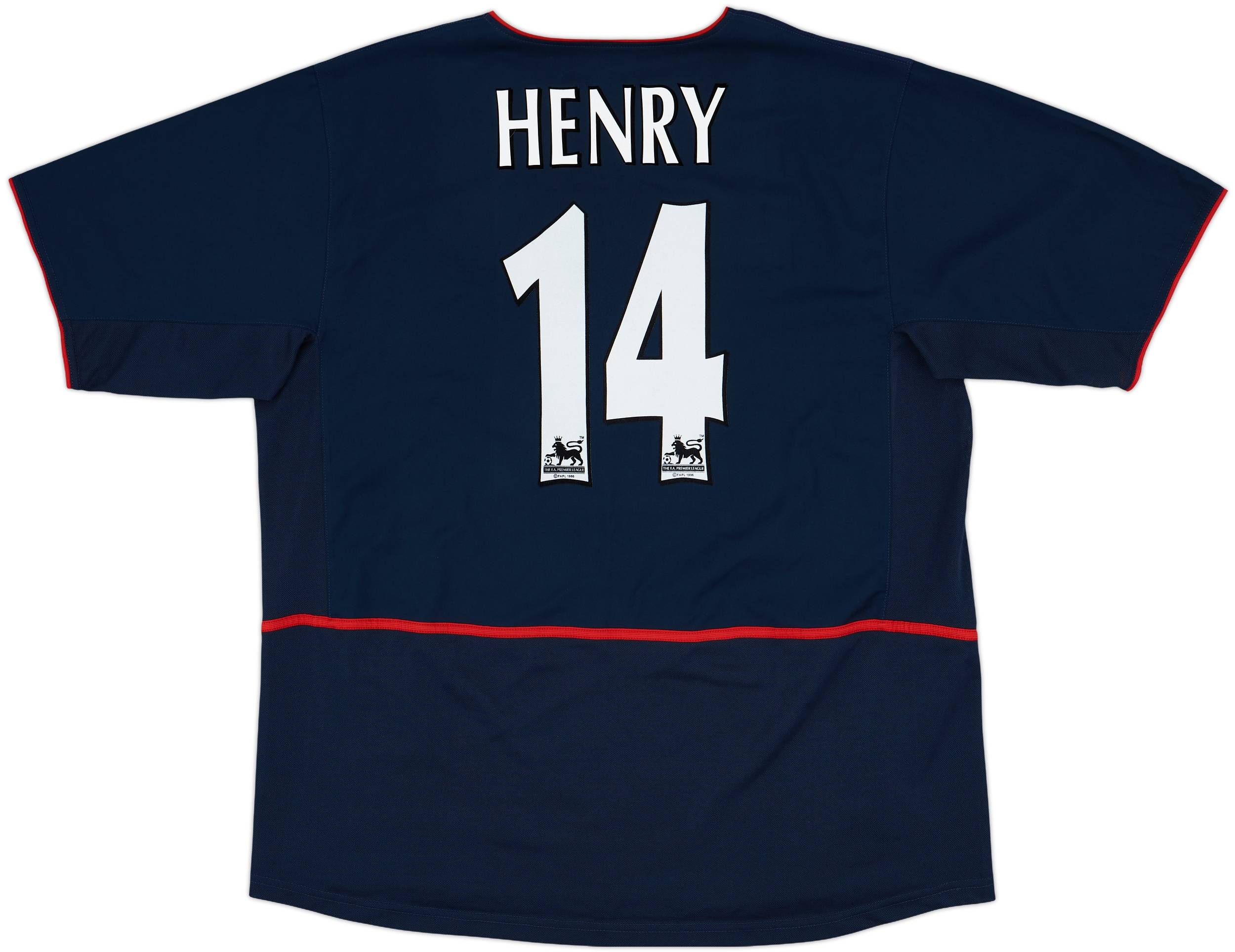 2002-04 Arsenal Away Shirt Henry #14 - 8/10 - (XXL)