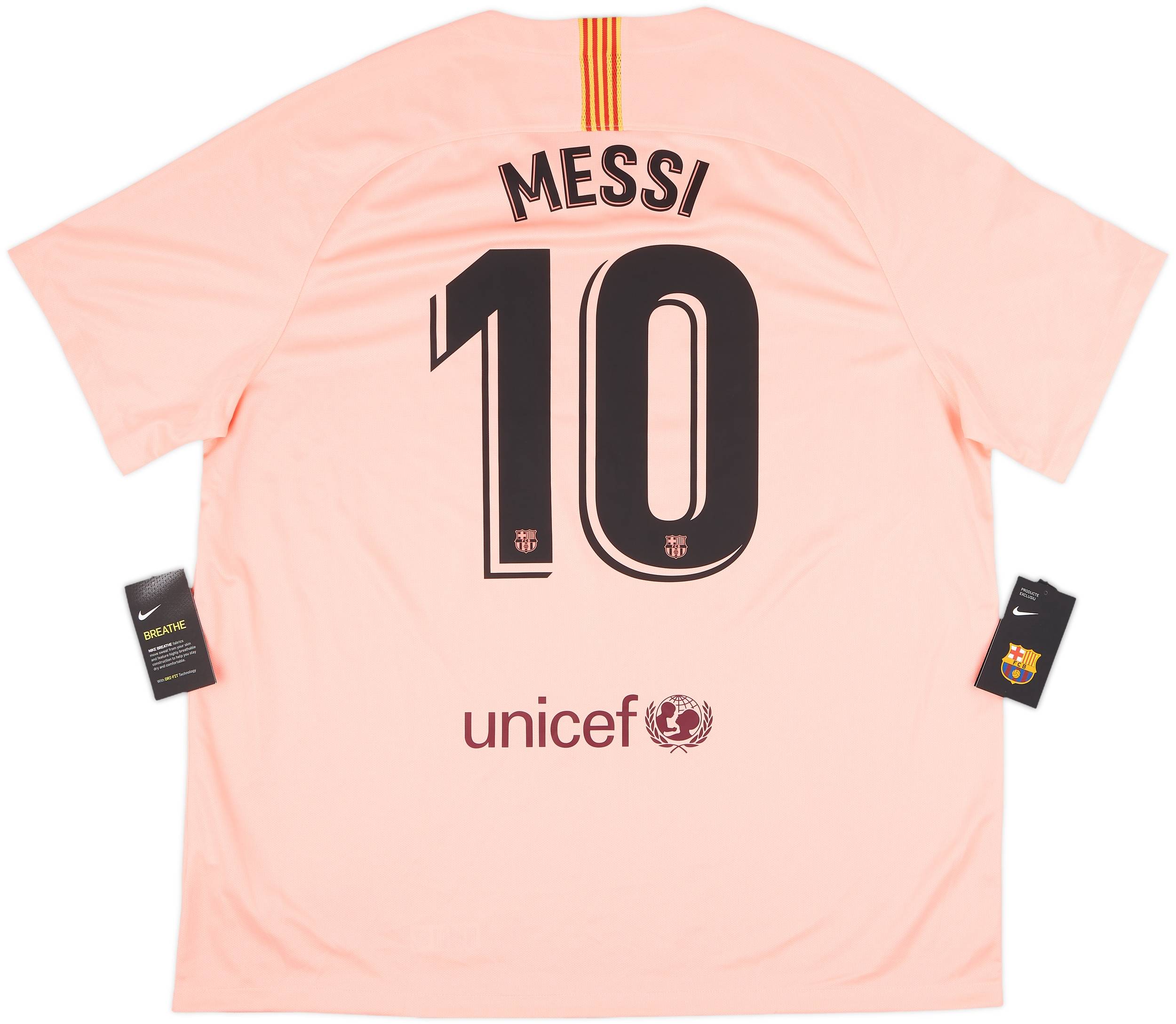 2018-19 Barcelona Third Shirt Messi #10 (XXL)