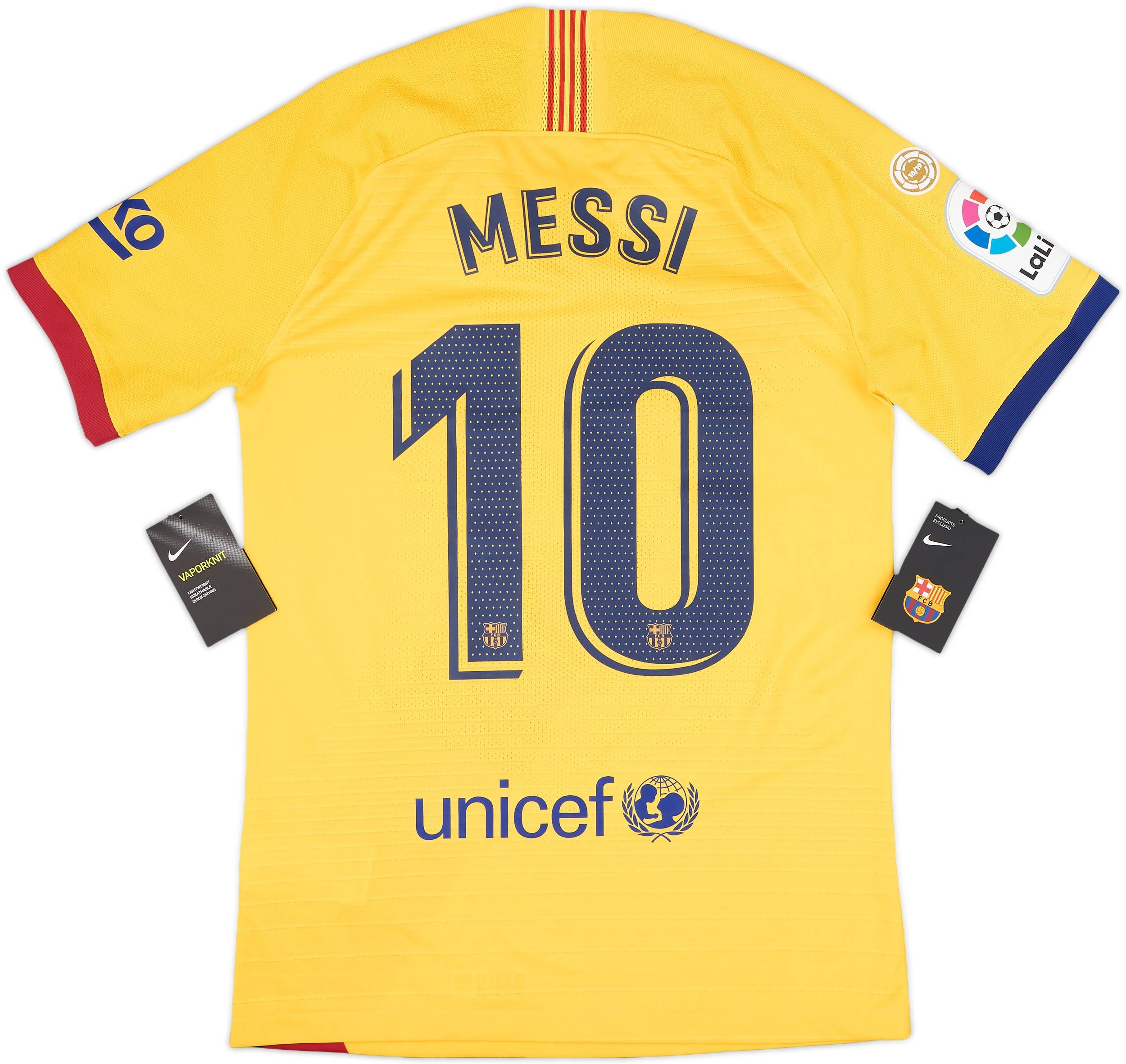 2019-20 Barcelona Authentic Away Shirt Messi #10 (S)