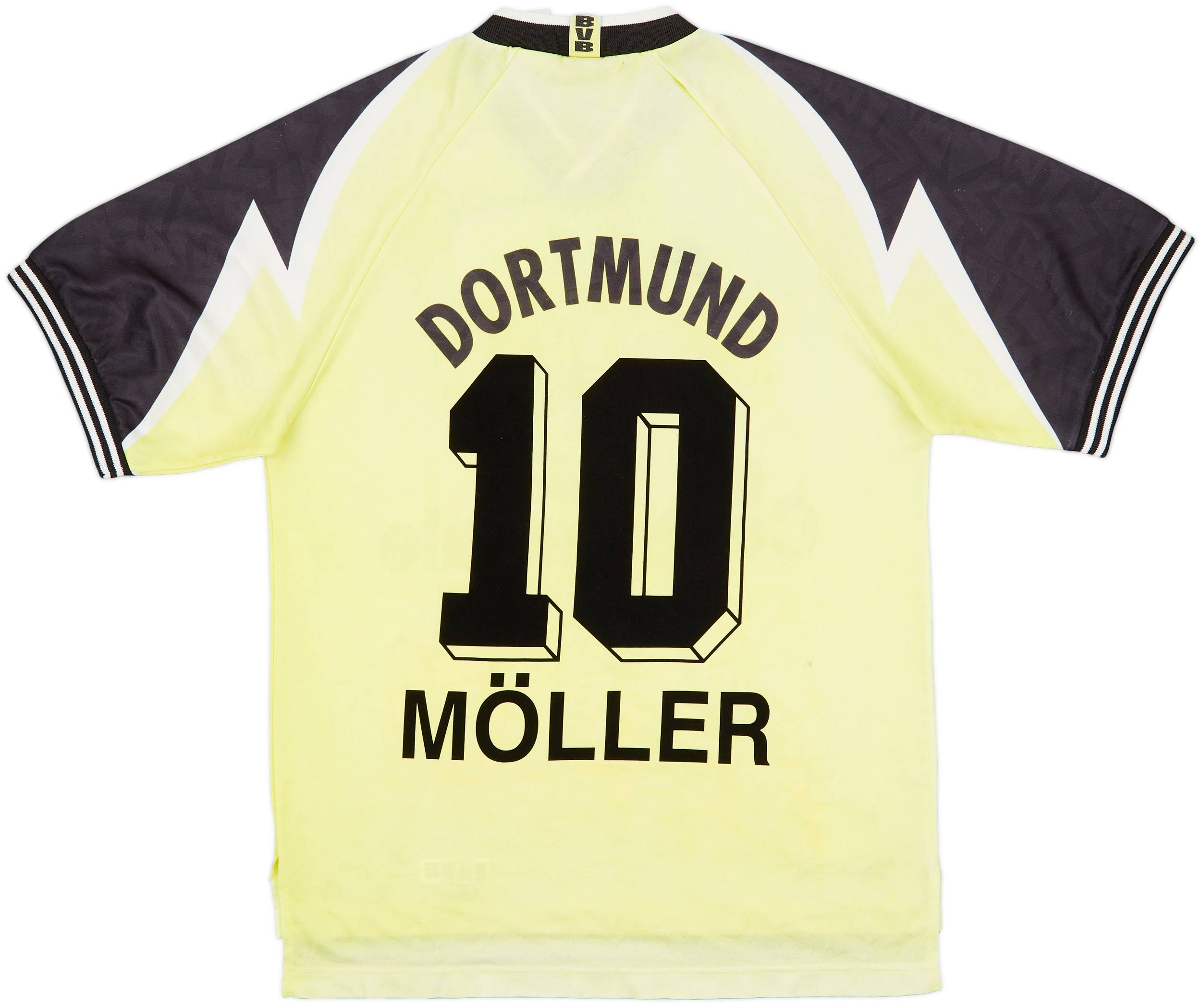 1995-96 Borussia Dortmund Home Shirt Moller #10 - 6/10 - (L)