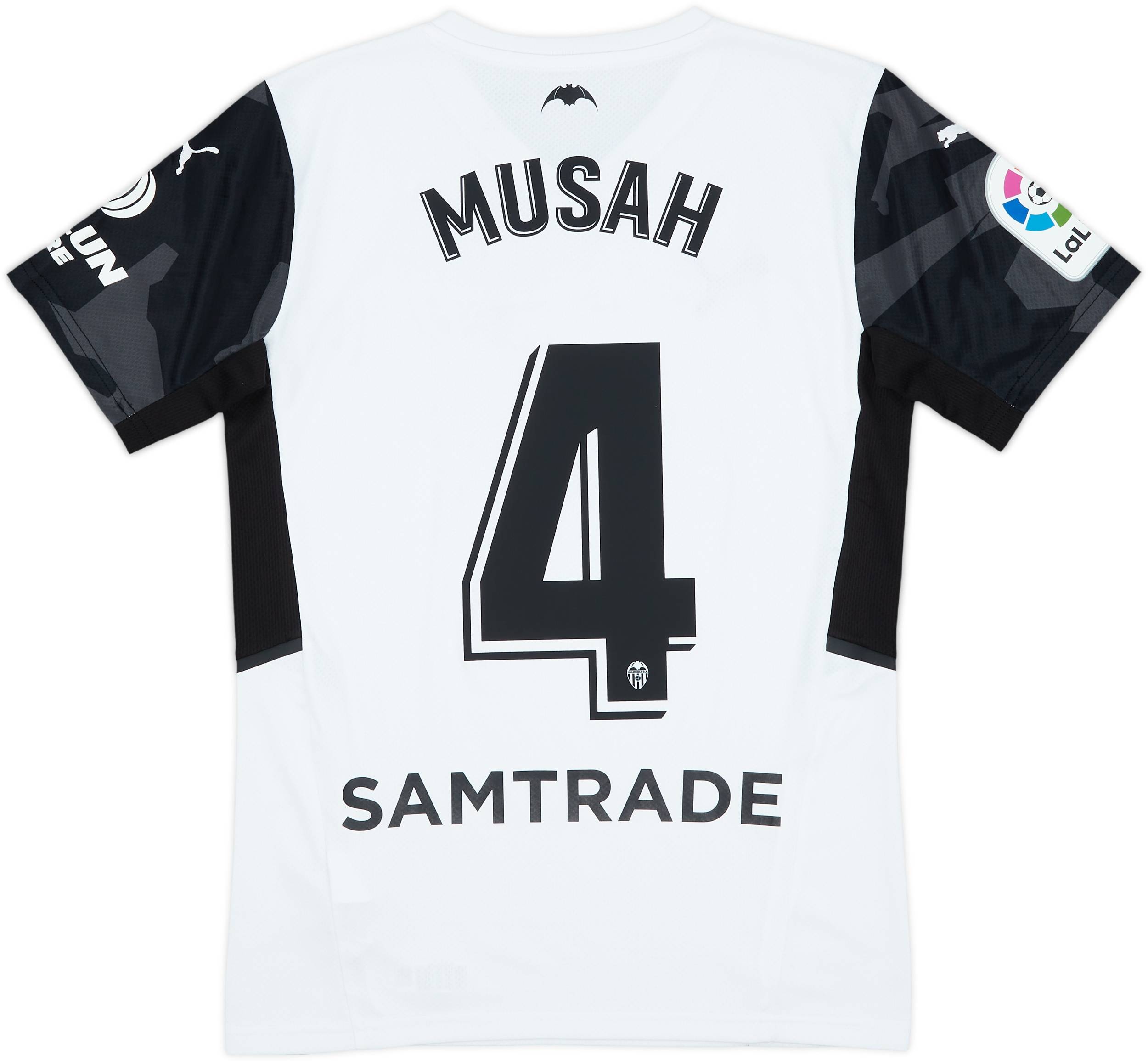2021-22 Valencia Home Shirt Musah #4 - 9/10 - (S)