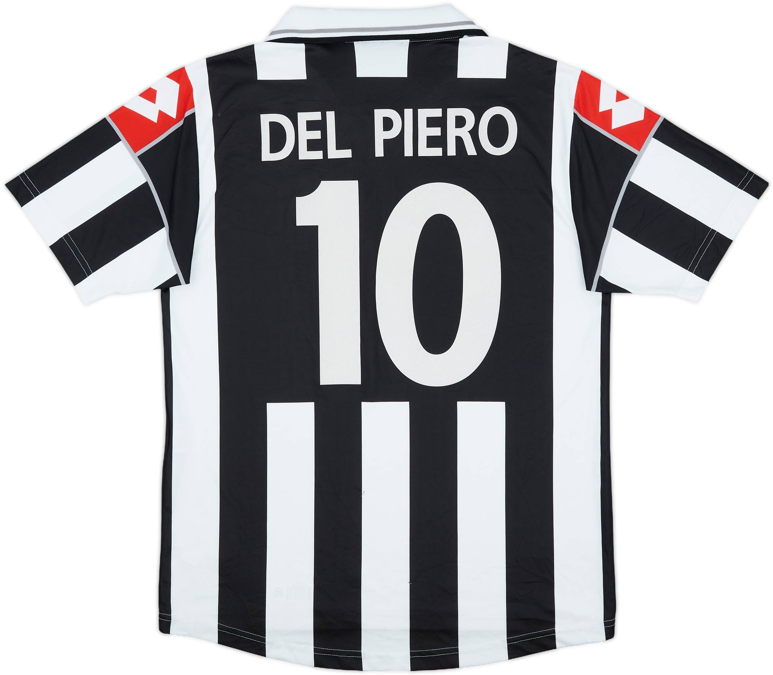 2000-01 Juventus Home Shirt Del Piero #10 - 7/10 - (L)