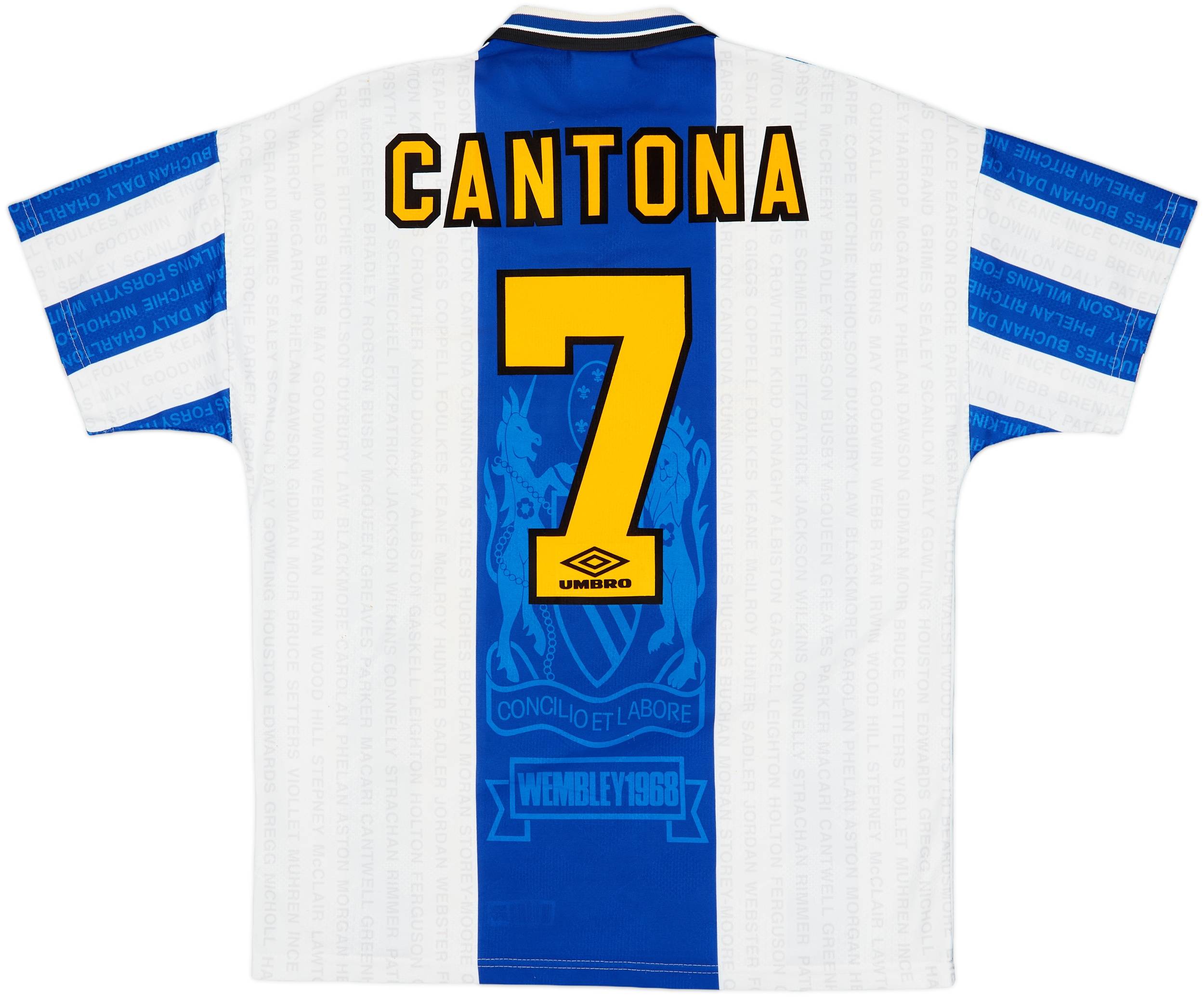 1994-96 Manchester United Third Shirt Cantona #7 - 7/10 - (L)