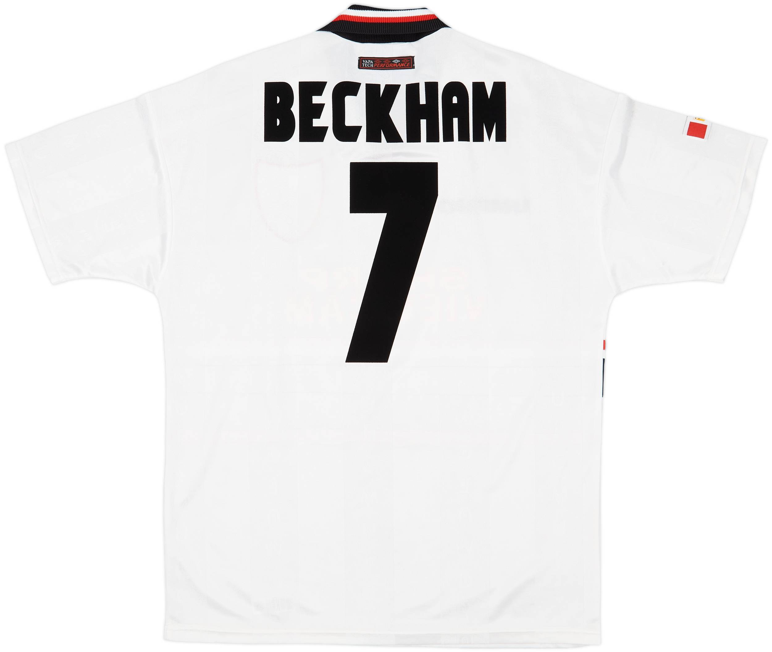 1997-99 Manchester United Away Shirt Beckham #7 - 9/10 - (L)