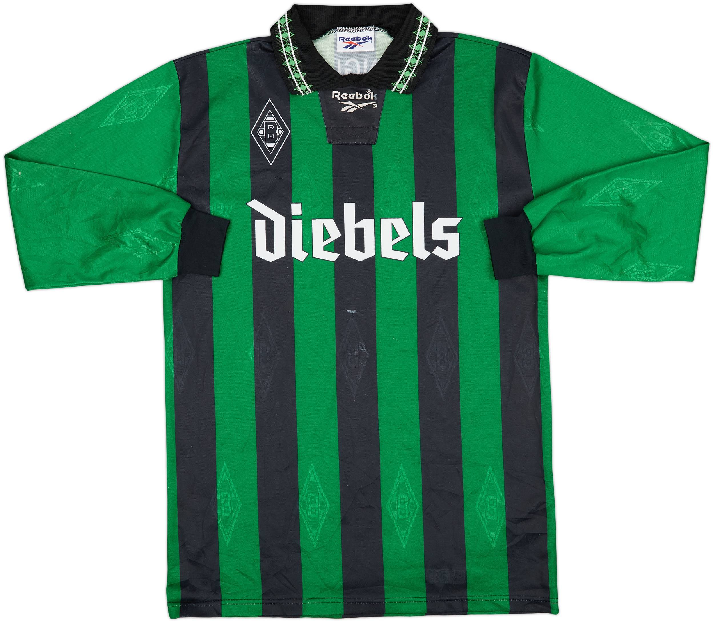1995-96 Borussia Monchengladbach Away L/S Shirt - 7/10 - (M)
