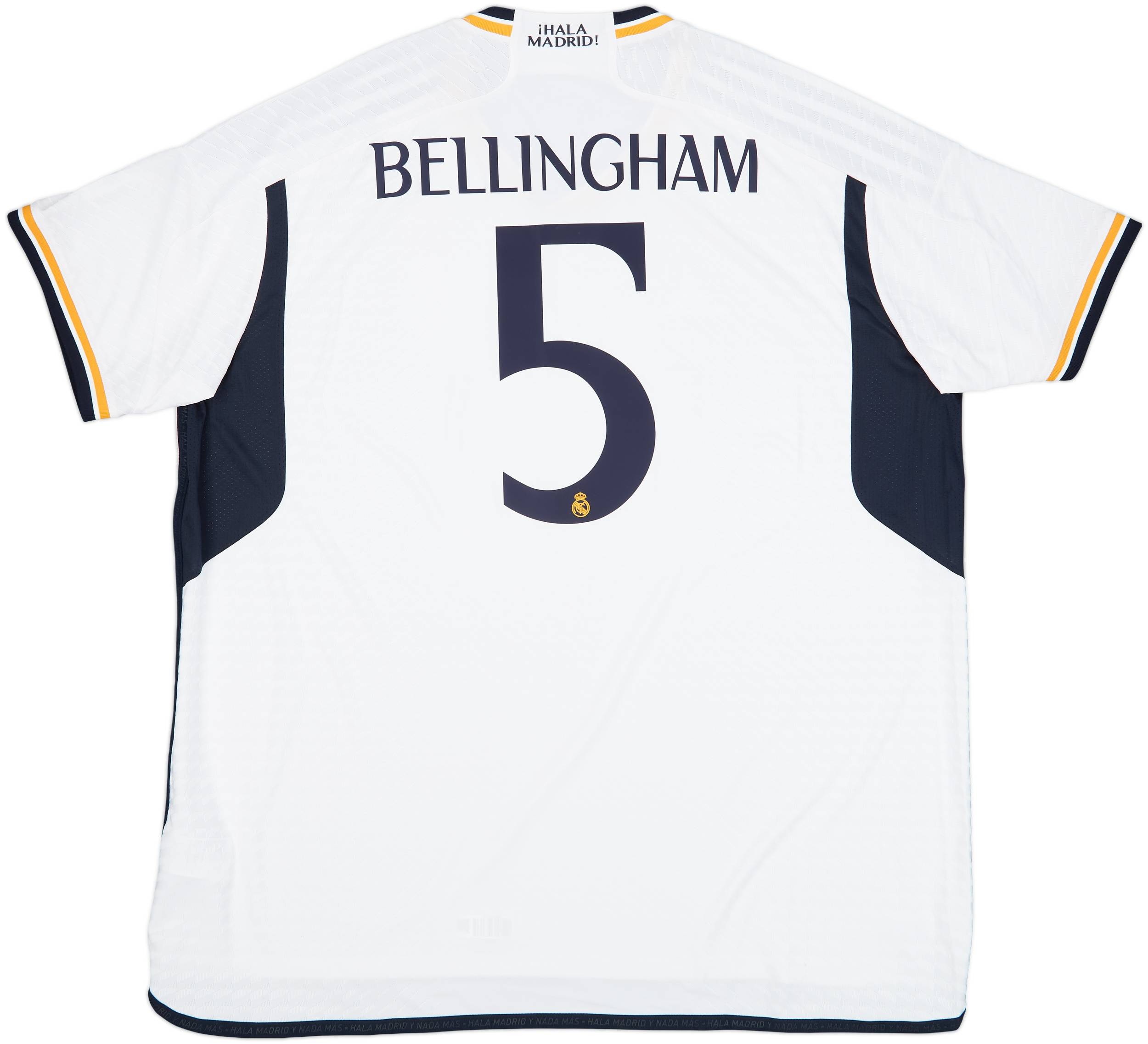 2023-24 Real Madrid Authentic Home Shirt Bellingham #5 (3XL)