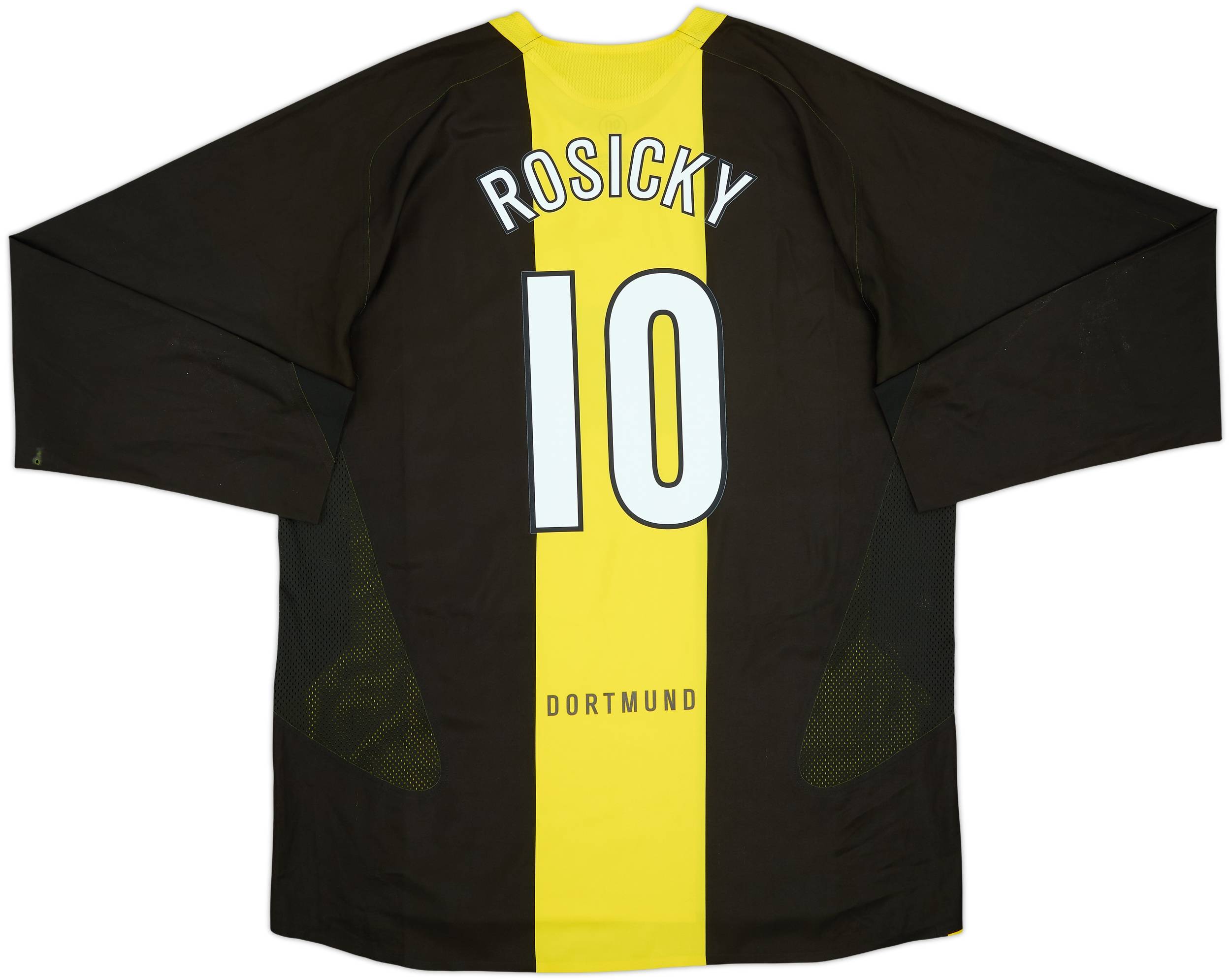正規品 ドルトムント 05-06 ロシツキー ユニフォーム ROSICKY 2005-06 Borussia Dortmund Player Issue Away L/S Shirt Rosicky #10