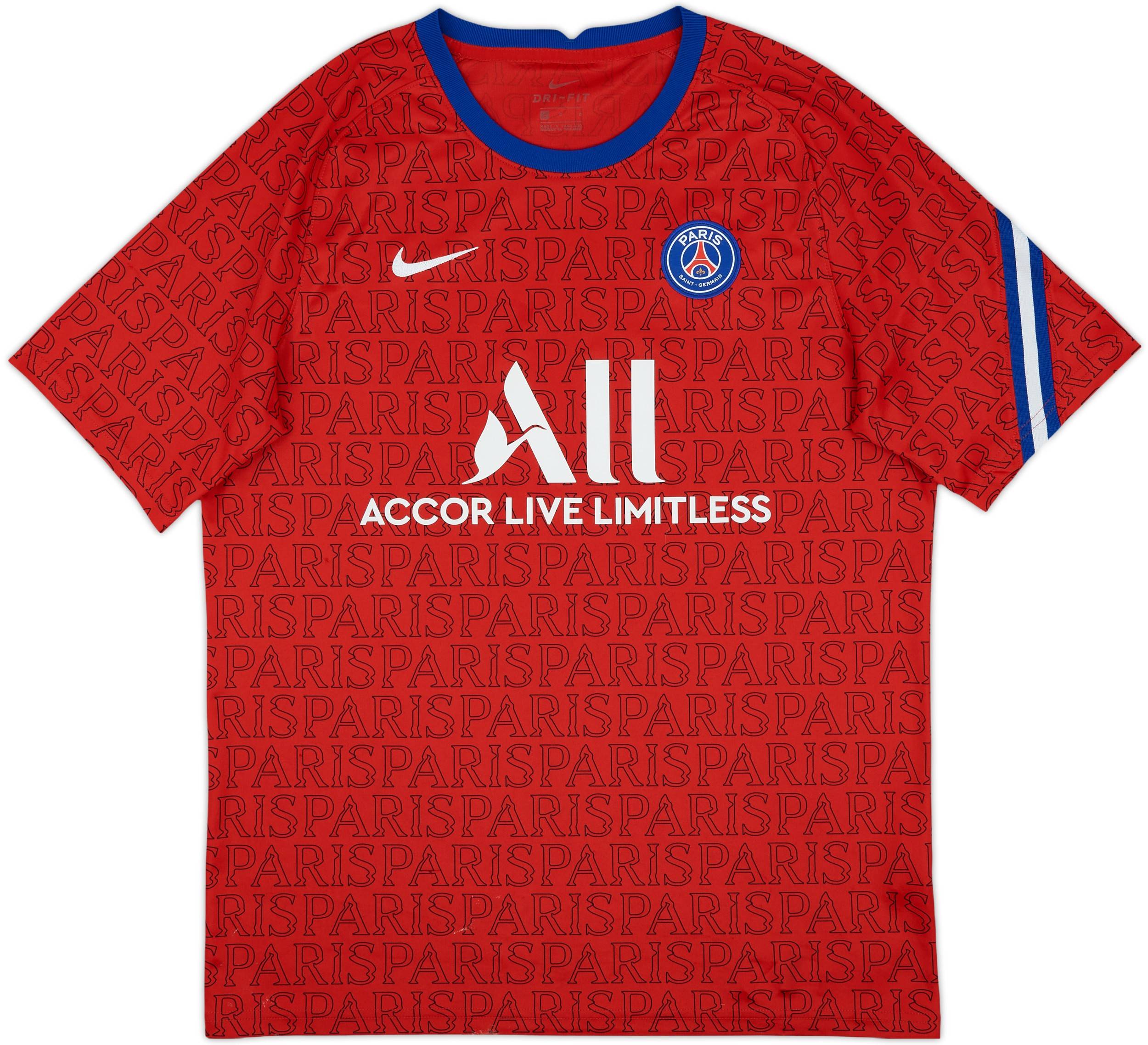 2020-21 Paris Saint-Germain Nike Training Shirt - 8/10 - (L)